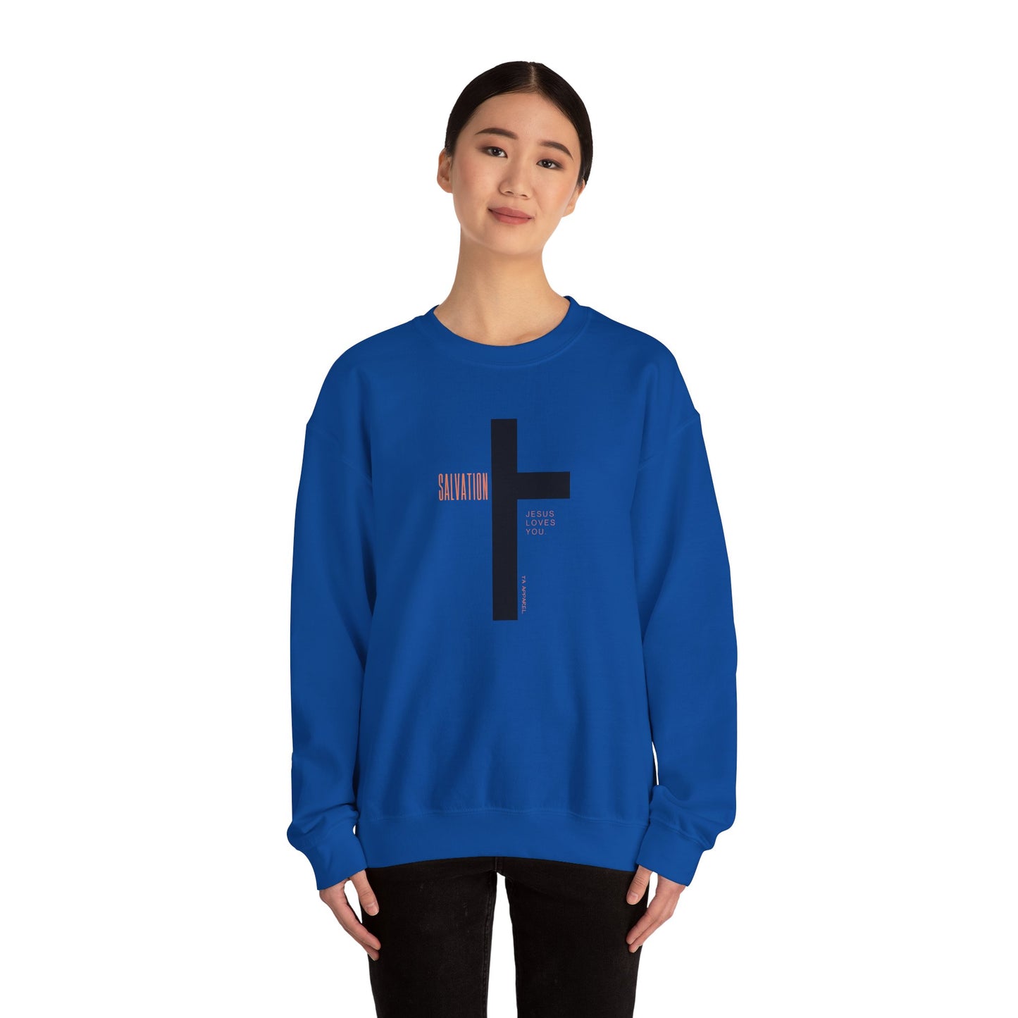 Faith Inspired Salvation Cross Sweatshirt