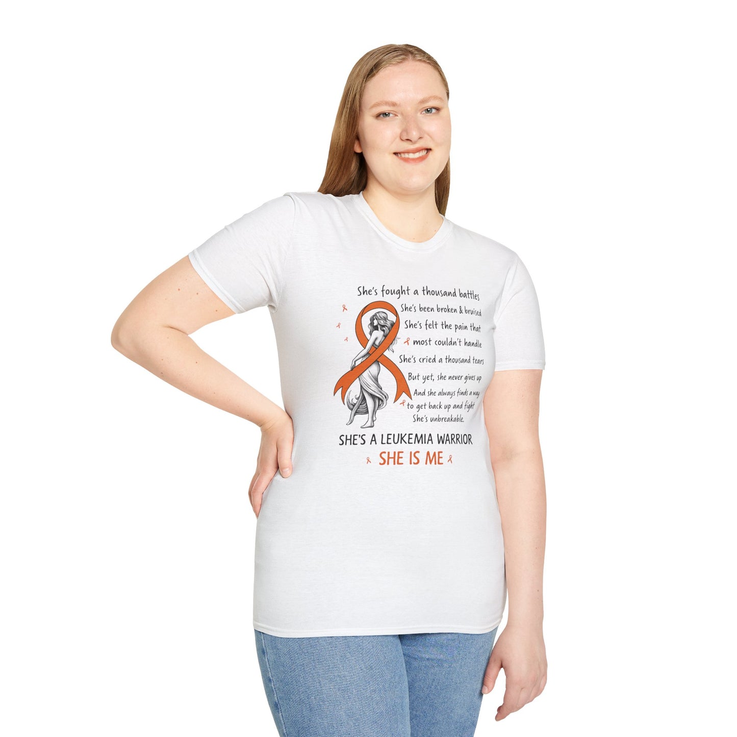 Leukemia Warrior T-Shirt - Unisex Softstyle Support Apparel
