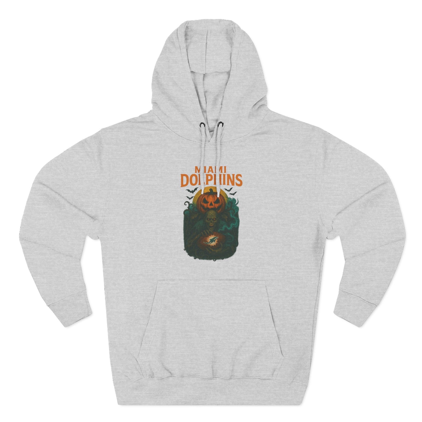 Halloween Cozy Dolphin Fleece Hoodie: Ocean Lovers, Casual Wear, Animal Lovers Gift, Beach Days, Relaxing at Home. Sea Life Graphic