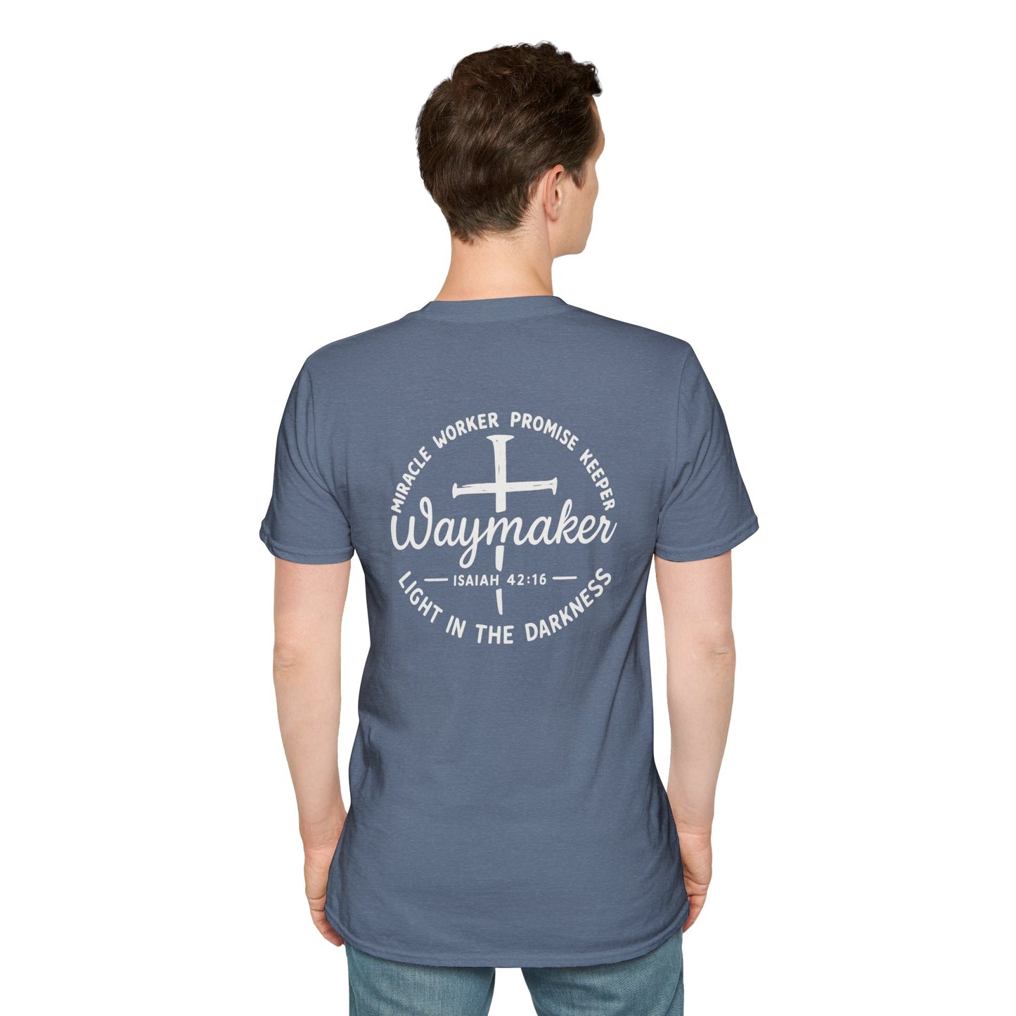 Faith Inspired Waymaker Registered Nurse Unisex Softstyle T-Shirt