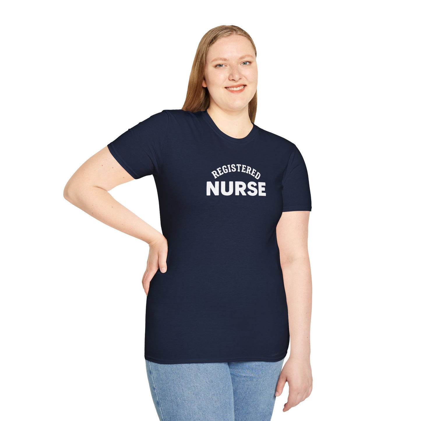 Faith Inspired Waymaker Registered Nurse Unisex Softstyle T-Shirt