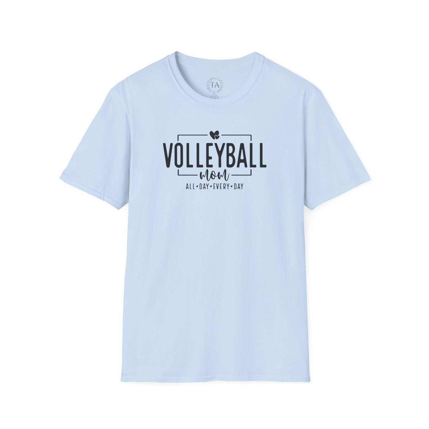 Volleyball Tee - All Day Every Day, Sports Shirt, Casual Wear, Gift for Athletes, Summer Outfit