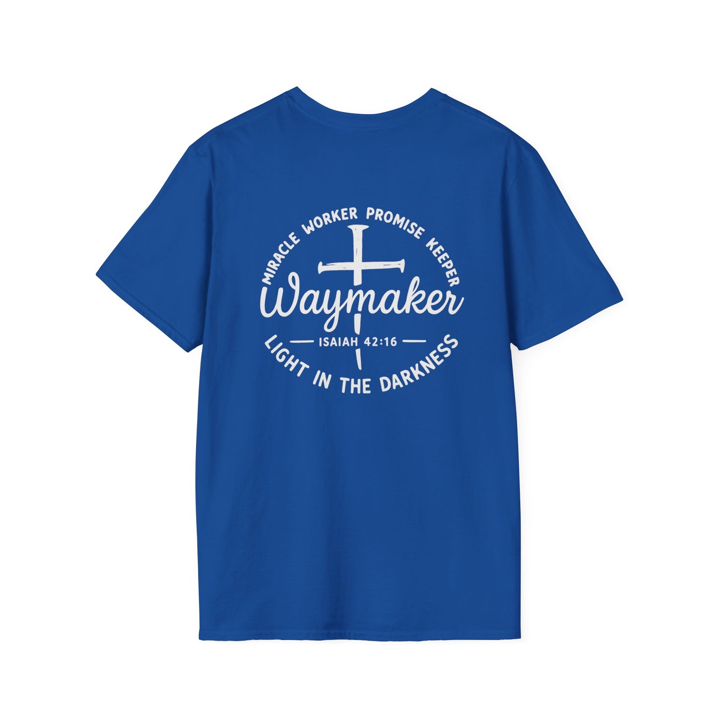 Faith Inspired Waymaker Registered Nurse Unisex Softstyle T-Shirt
