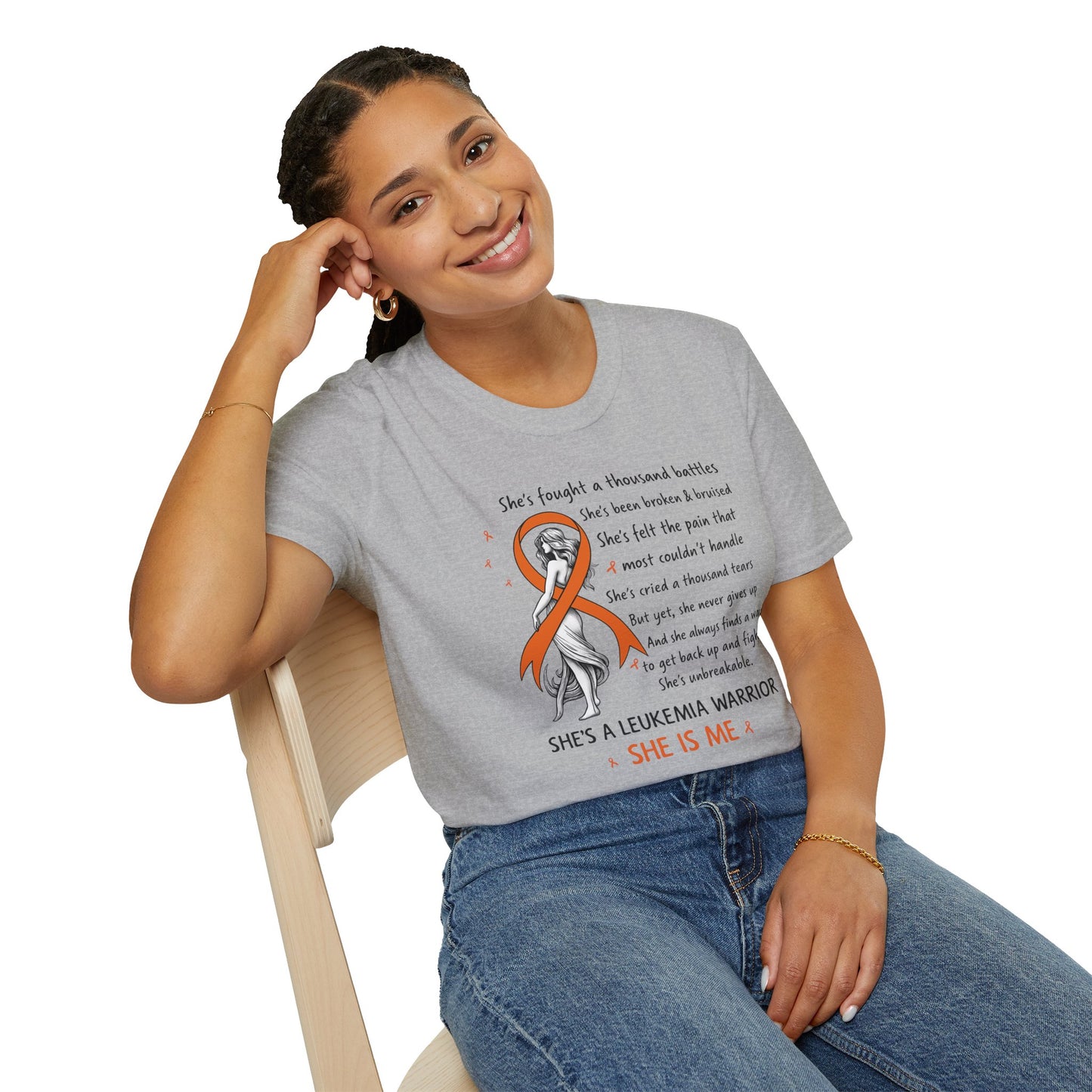 Leukemia Warrior T-Shirt - Unisex Softstyle Support Apparel