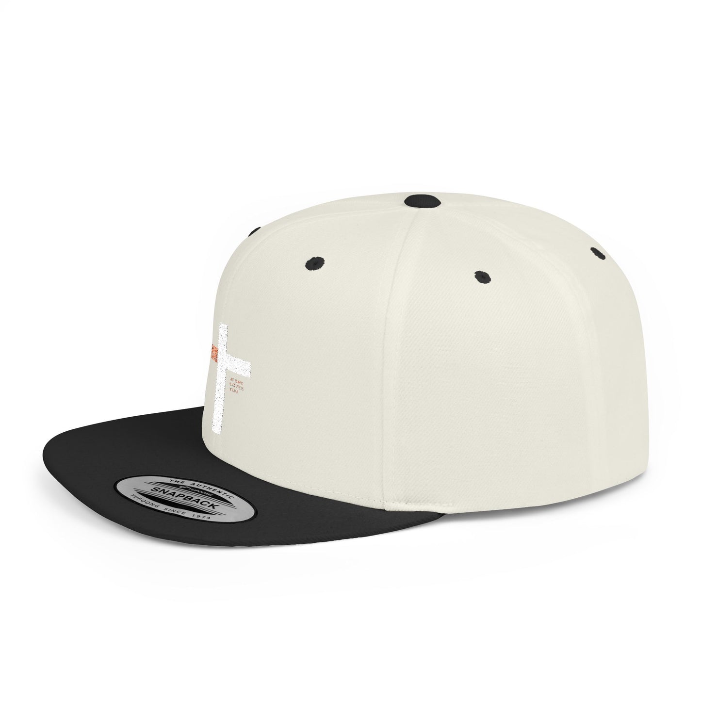 Snapback Hat with salvation cross