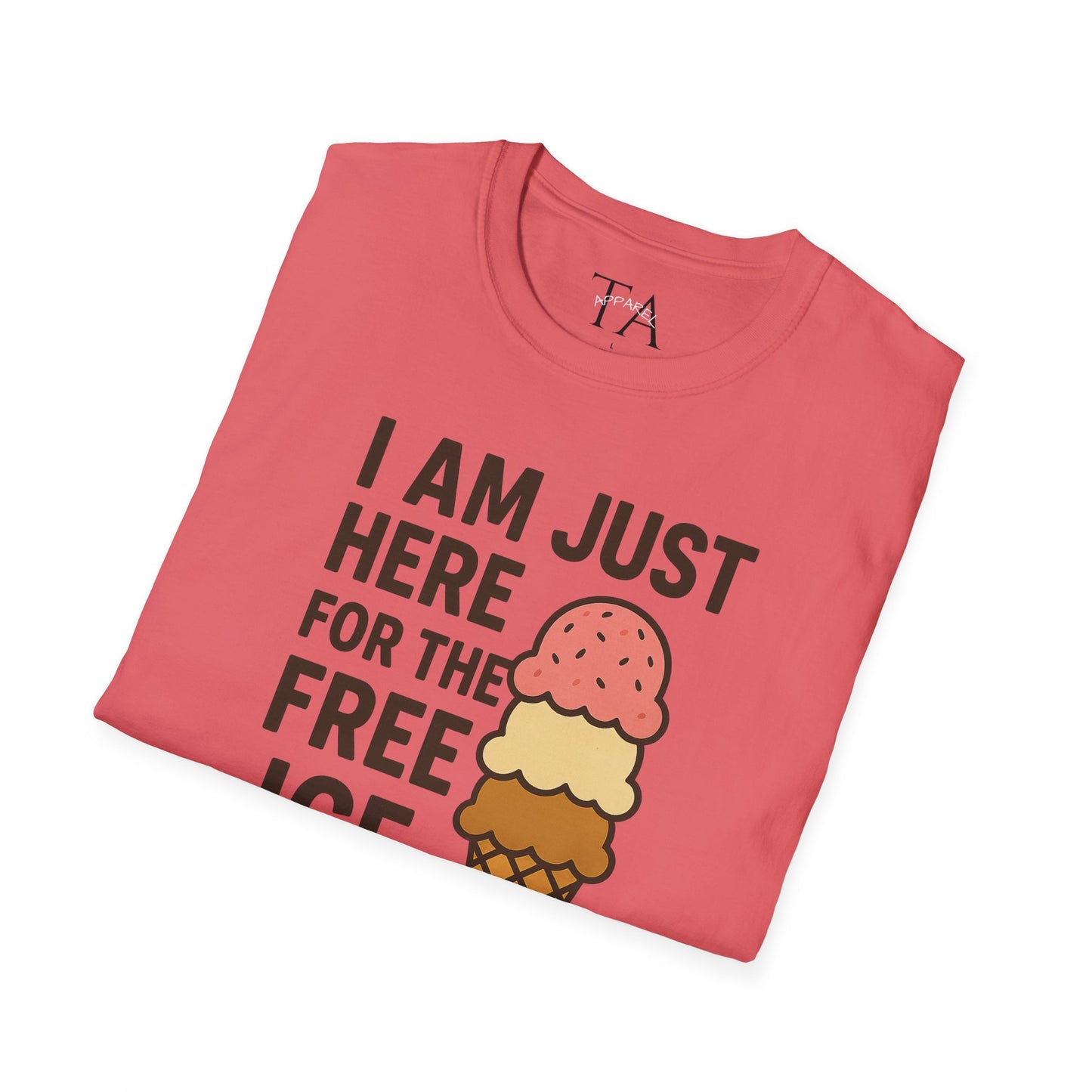 Ice Cream Lover's Unisex T-Shirt, Funny Graphic Tee, Summer Apparel, Sweet Treats Gift, Birthday Humor Shirt