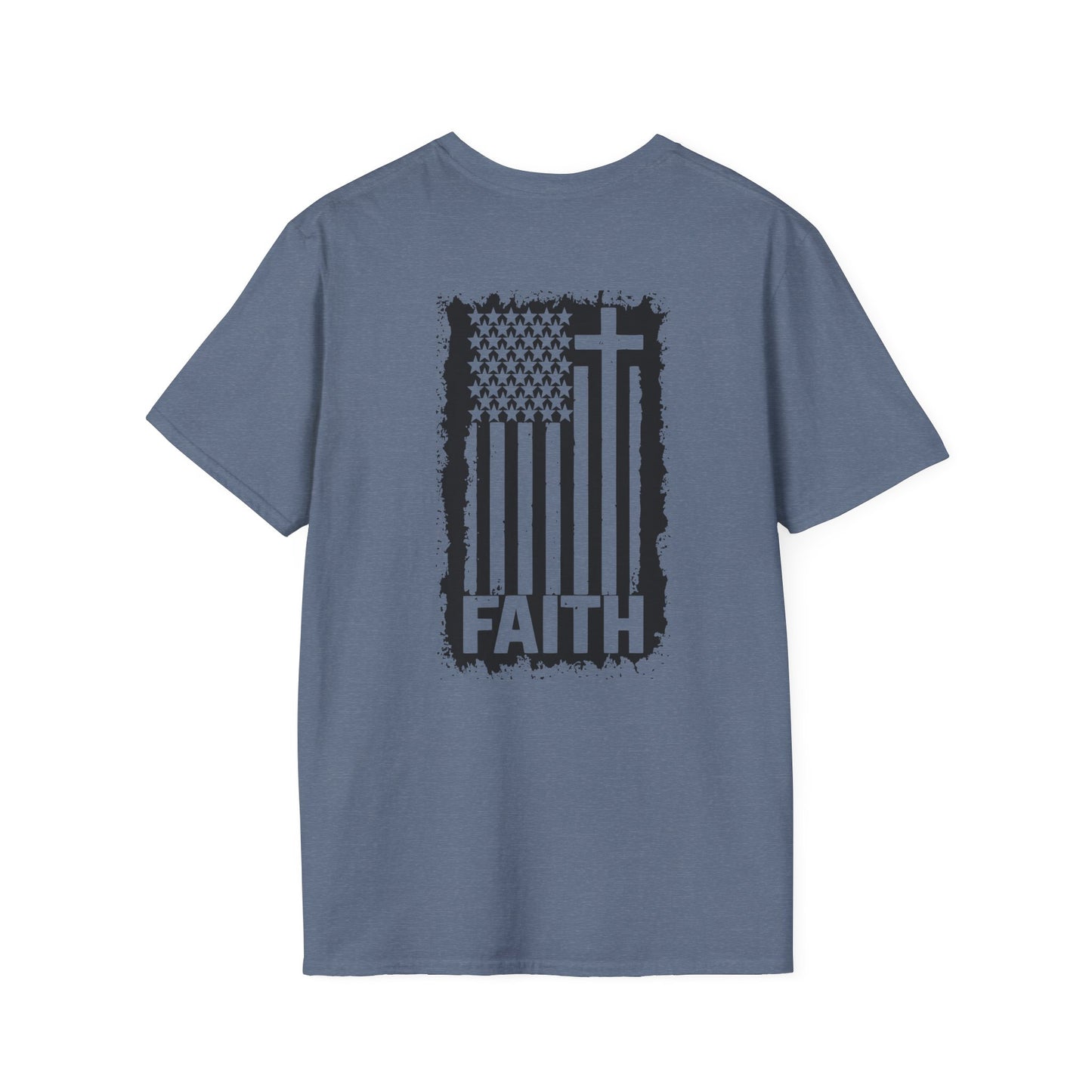 Faith-Inspired American Flag T-Shirt
