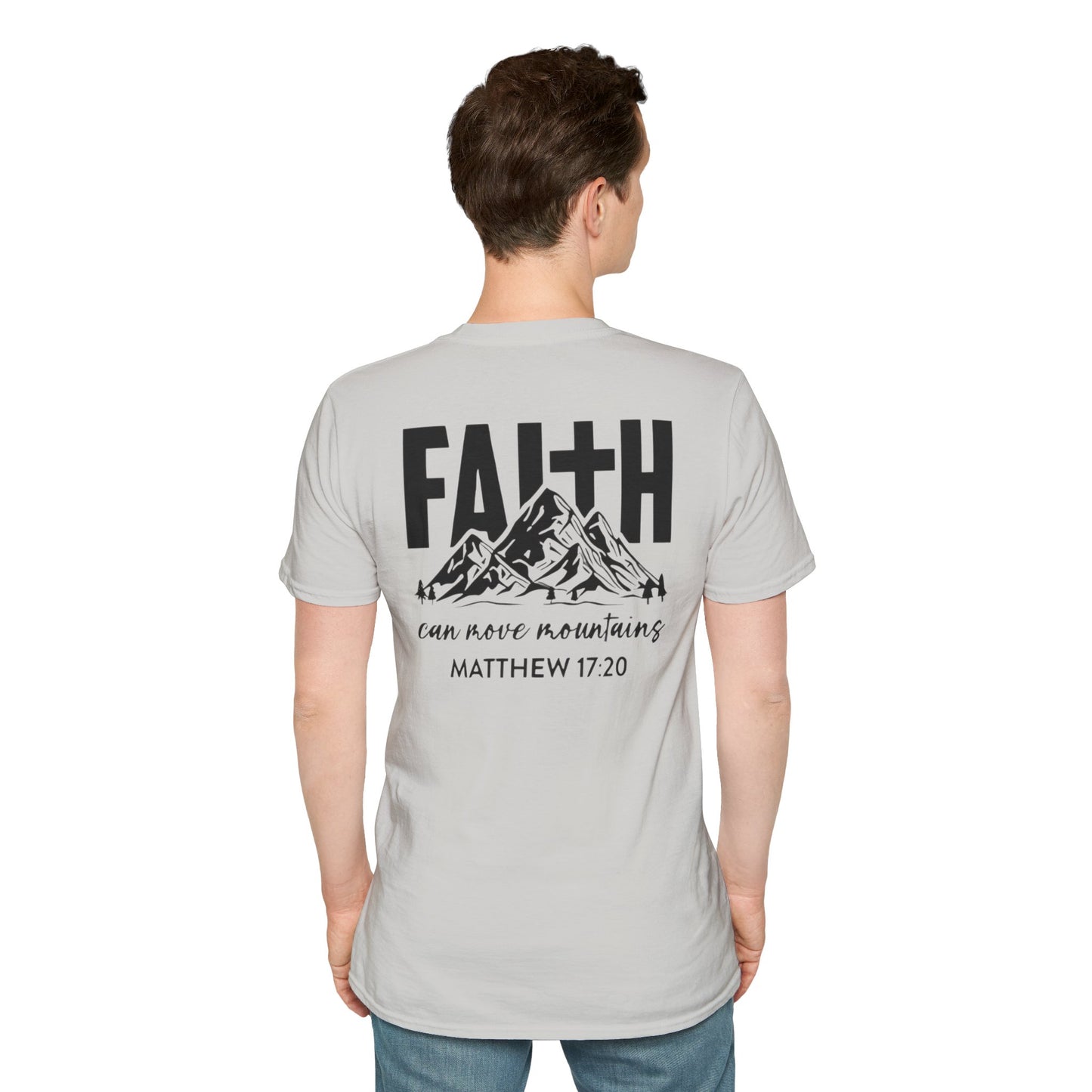 Faith-Inspired Unisex T-Shirt - Motivational Tee - Faith Can Move Mountains