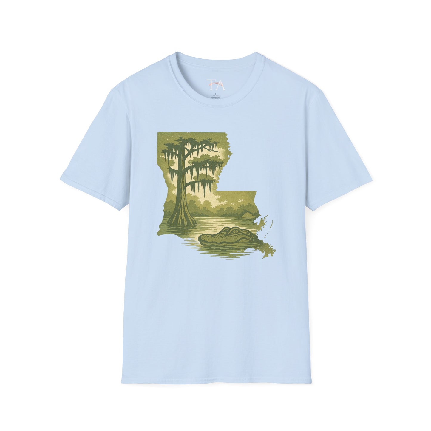 Louisiana Nature T-Shirt, Gift for Nature Lovers, Unisex Tee, Travel Souvenir, Outdoor Enthusiast Apparel, Urban Jungle Style