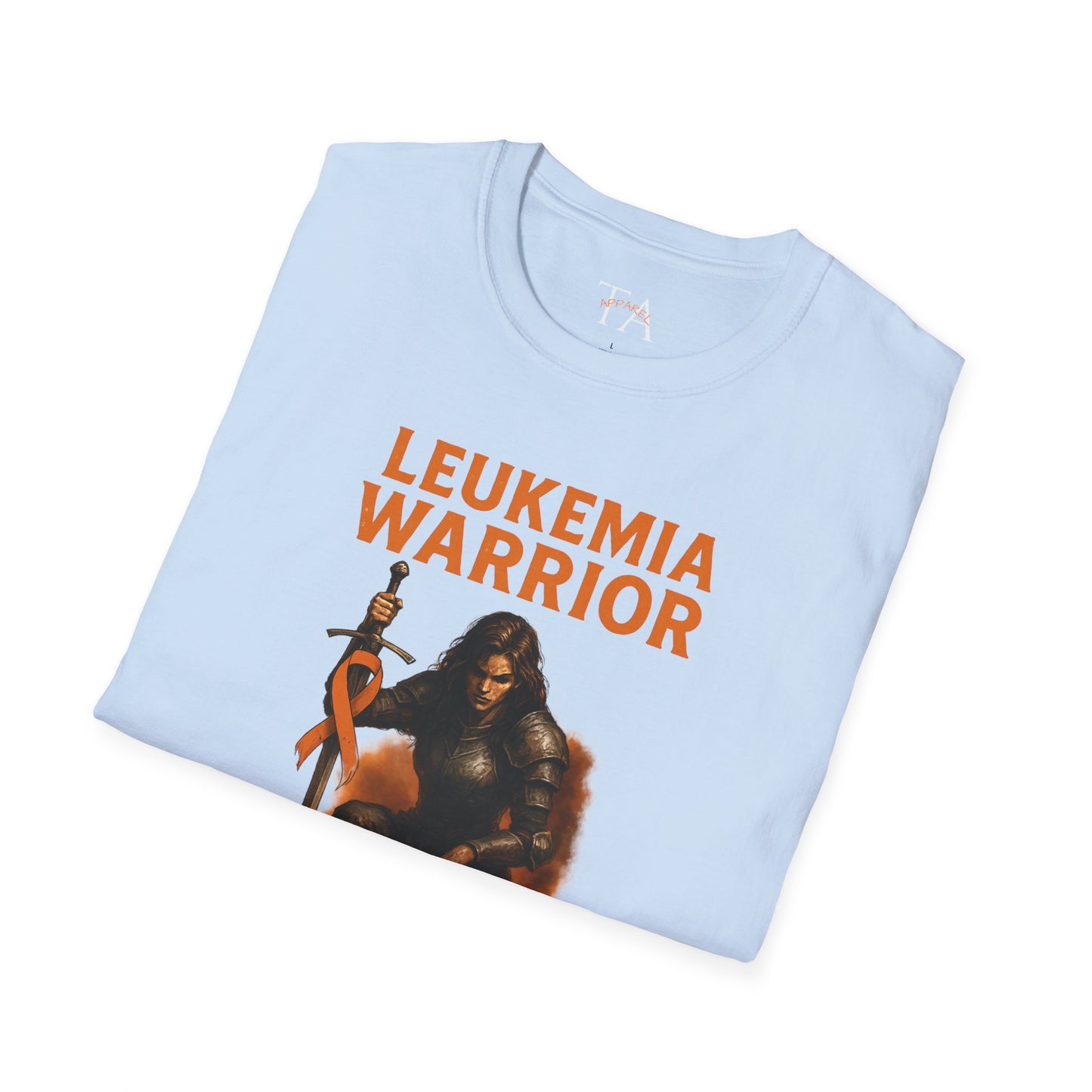 Leukemia Warrior T-Shirt - Unisex Softstyle Tee - Unbreakable, Unshakable, Unstoppable