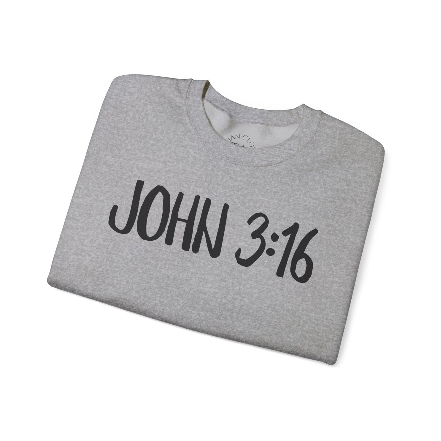 Faith Inspired John 3:16 Crewneck Sweatshirt