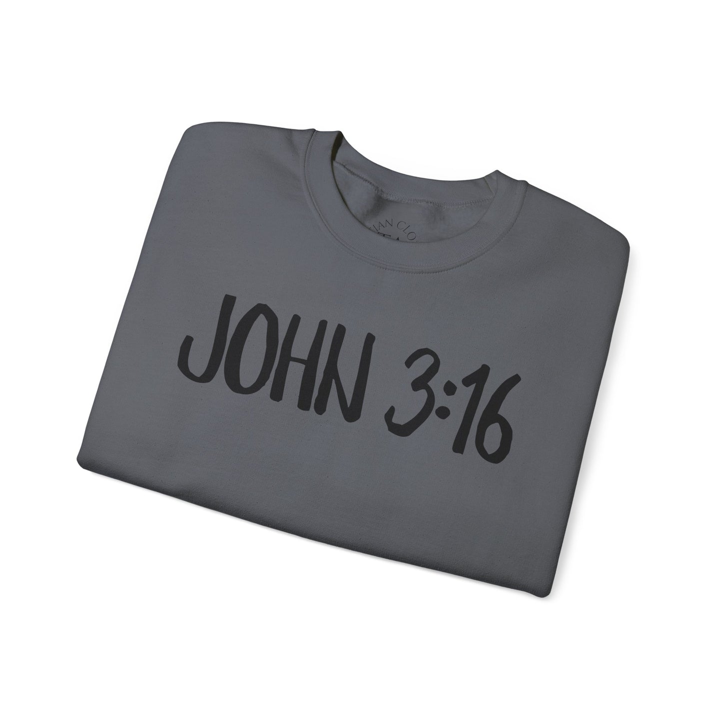 Faith Inspired John 3:16 Crewneck Sweatshirt