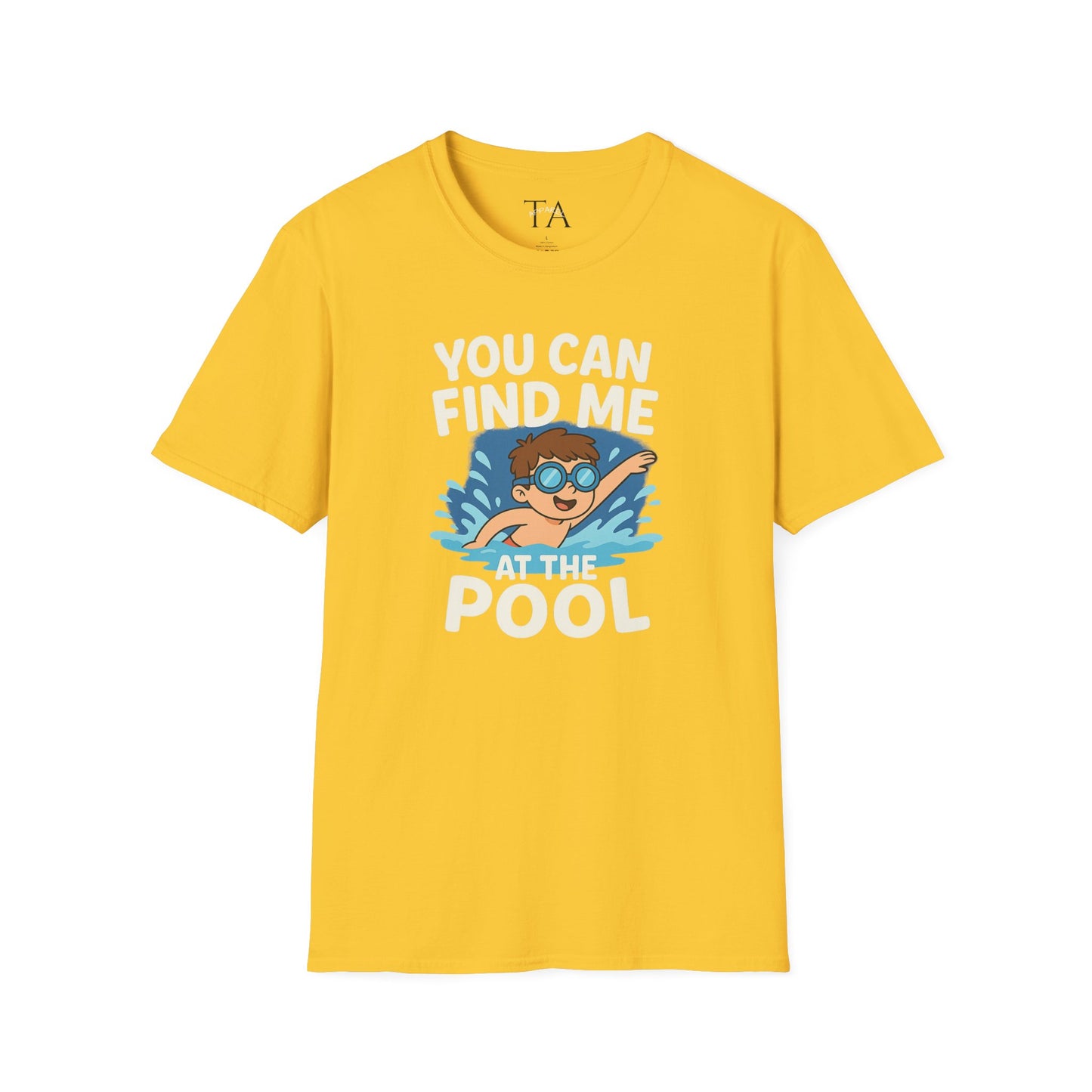 Kids Summer Pool Tee, Fun Tee for Boys, Kids Fashion, Summer Apparel, Pool Party Shirt, Swimwear Gift