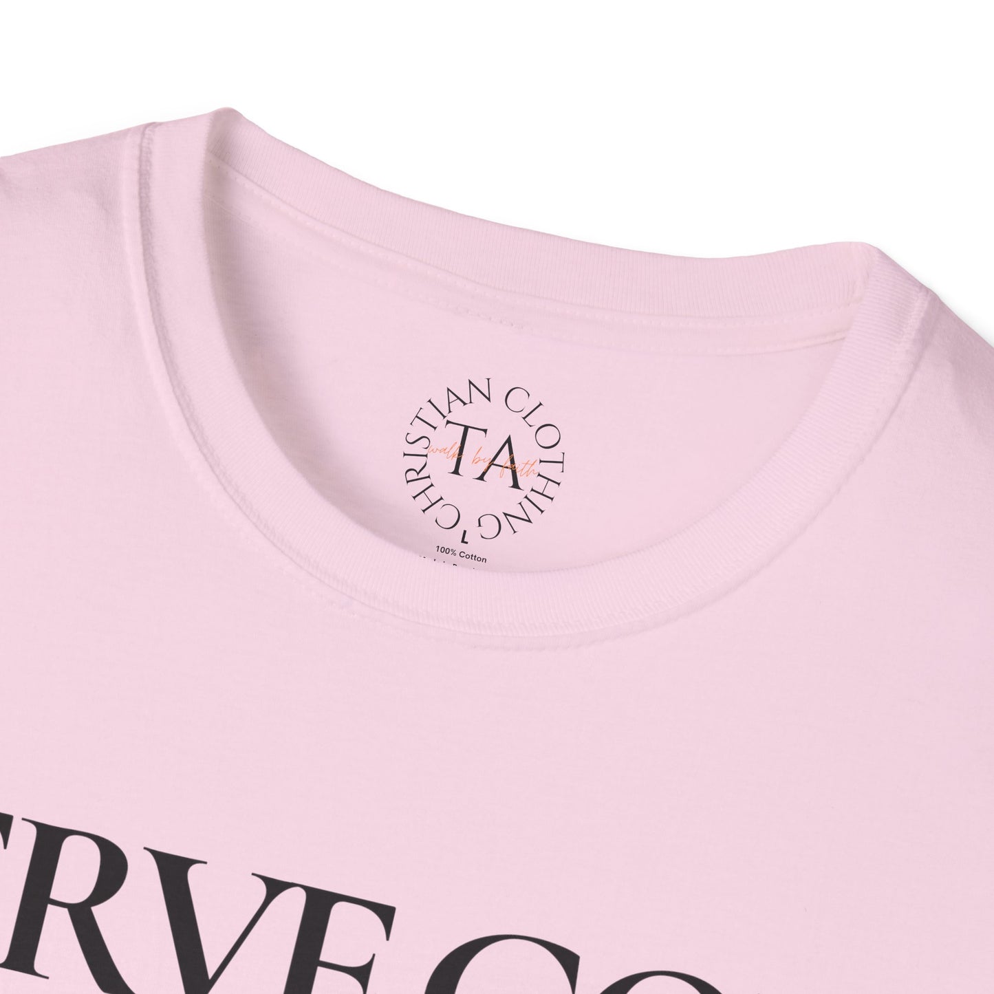 Faith Inspired "Serve God" T-Shirt - Inspirational Faith-Based Christian Gift