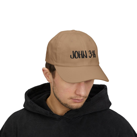 Faith Inspired Dad Cap - John 3:16