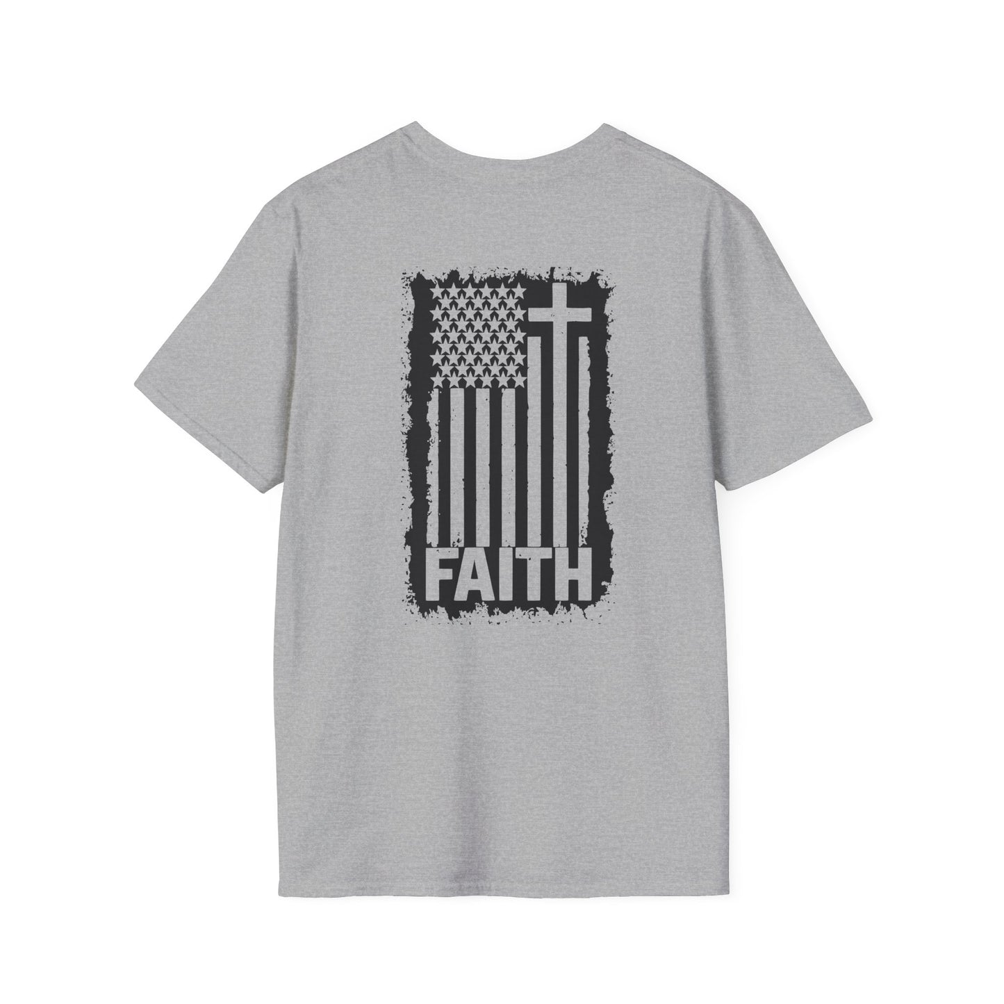 Faith-Inspired American Flag T-Shirt