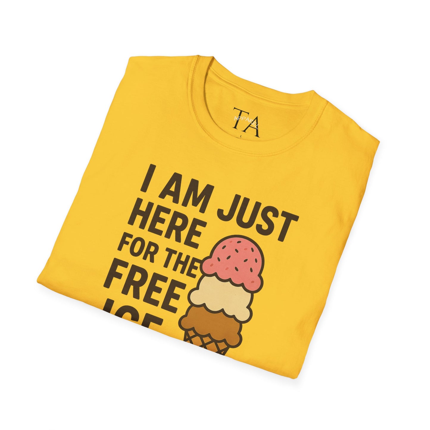 Ice Cream Lover's Unisex T-Shirt, Funny Graphic Tee, Summer Apparel, Sweet Treats Gift, Birthday Humor Shirt