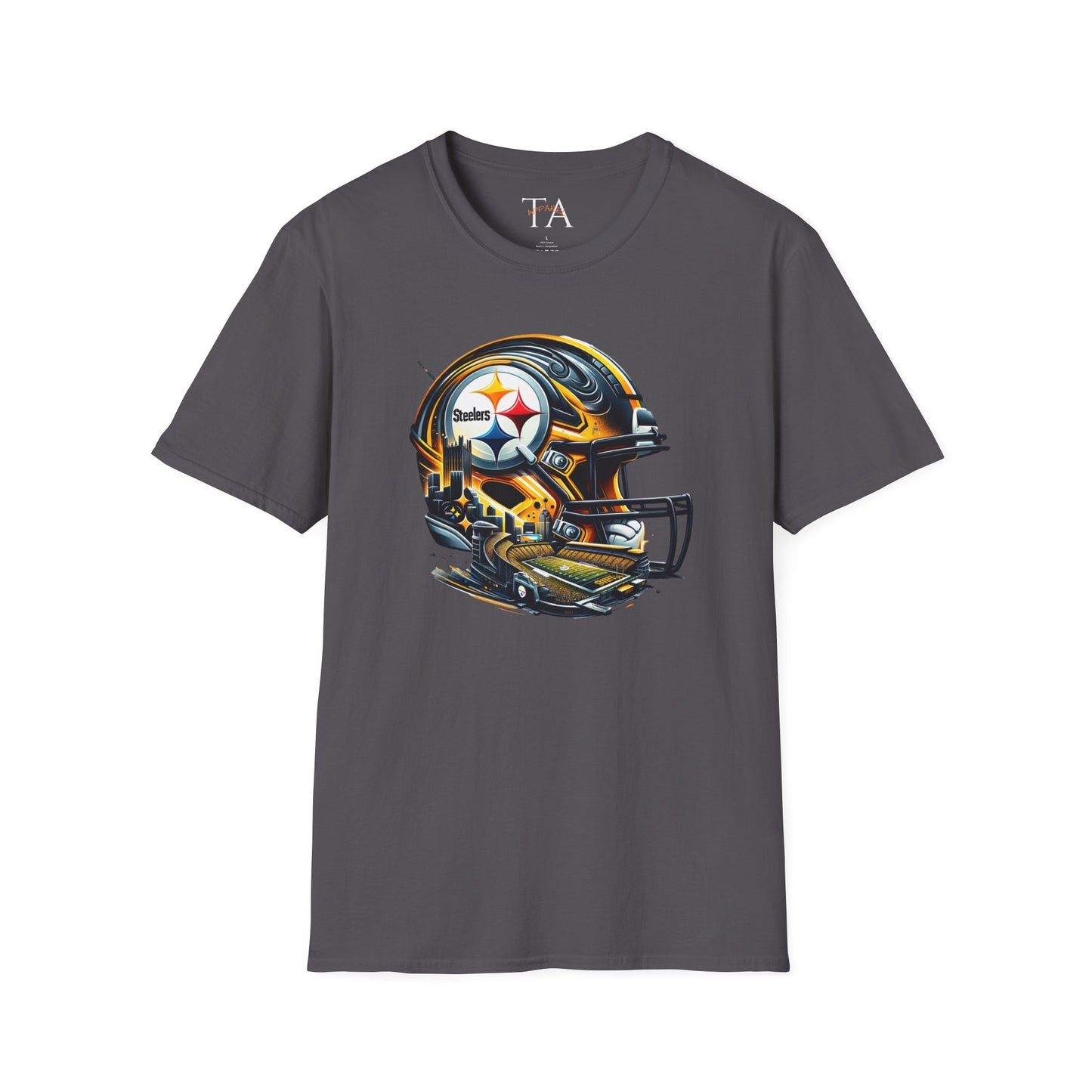 Bold Football Helmet Unisex T-Shirt | Sports Fan Tee