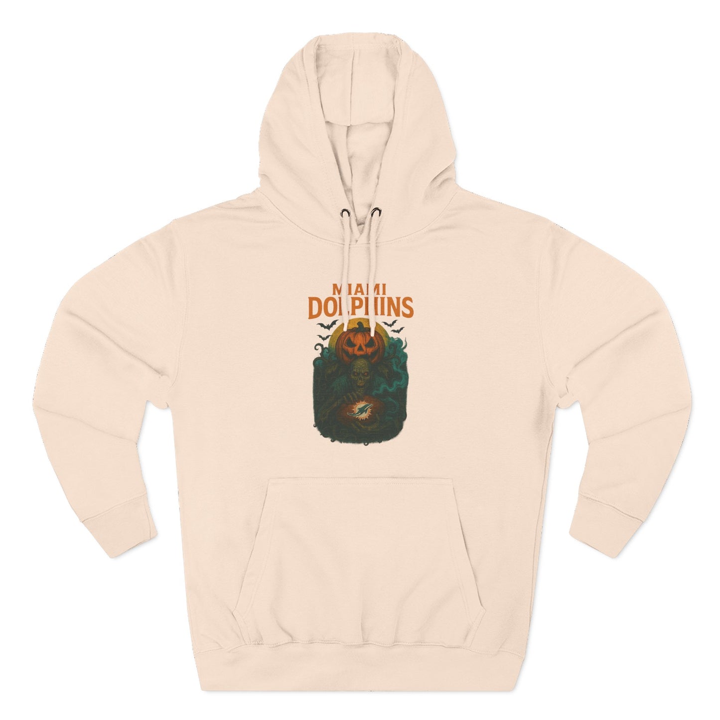 Halloween Cozy Dolphin Fleece Hoodie: Ocean Lovers, Casual Wear, Animal Lovers Gift, Beach Days, Relaxing at Home. Sea Life Graphic