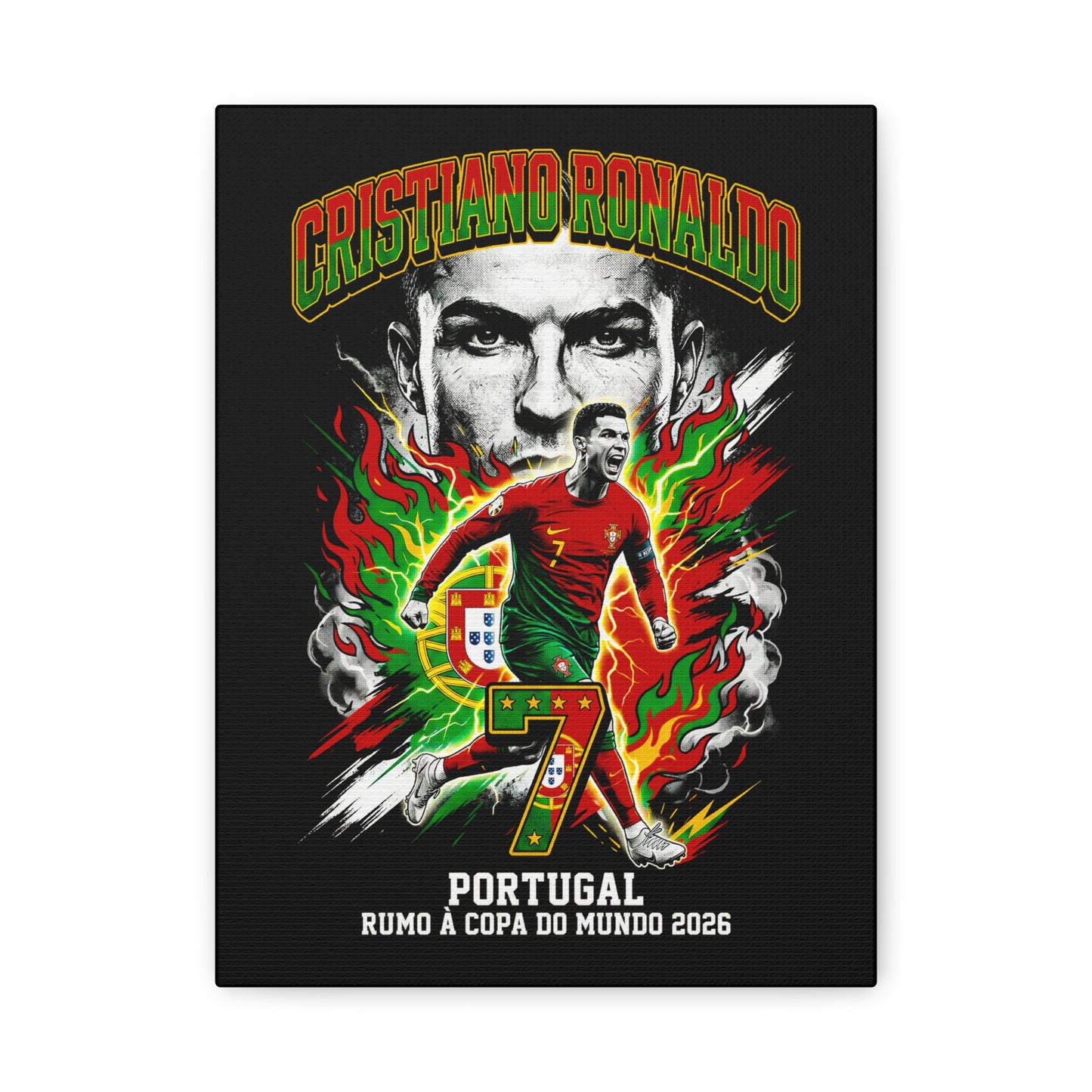 Ronaldo - Matte Canvas, Stretched, 1.25"