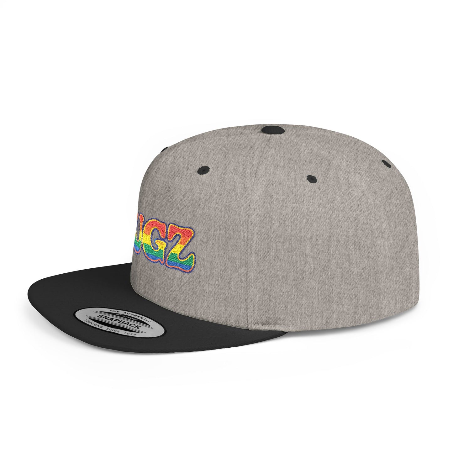 NUGZ Flat Bill Snapback | Trendy Festival Cap