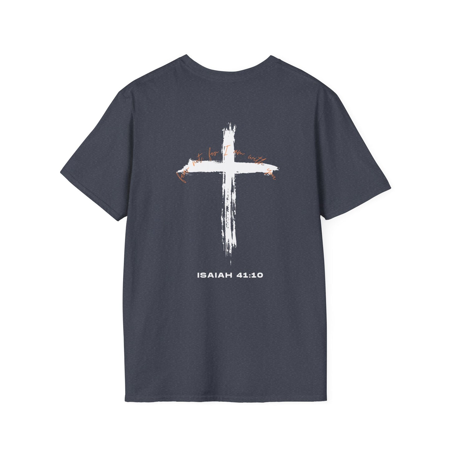 Faith-Inspired T-Shirt with Isaiah 41:10 Design - Customizable