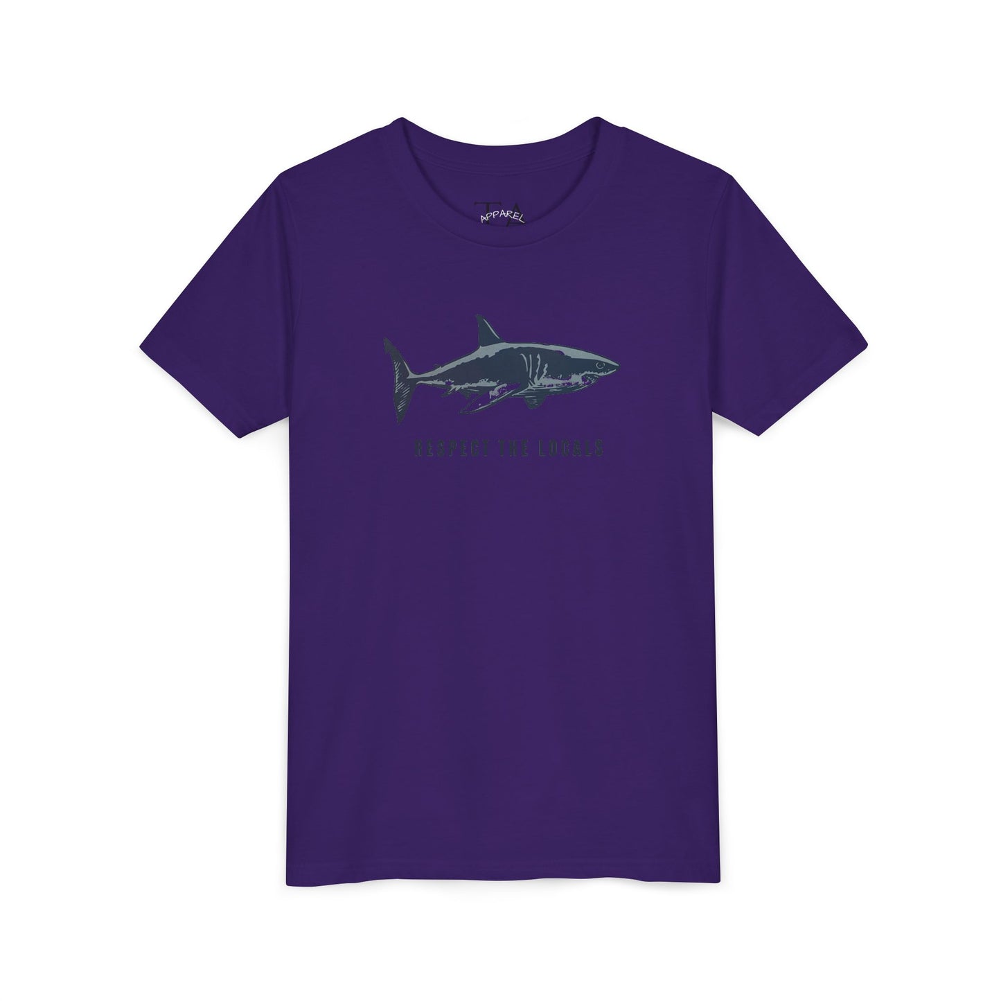 Kids Shark Youth Tee | Respect The Locals | Shark Lovers Shirt
