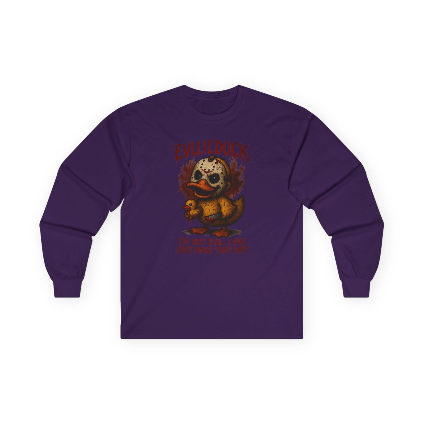 Evllilduck Long Sleeve Tee - Halloween Costume & Birthday Gift