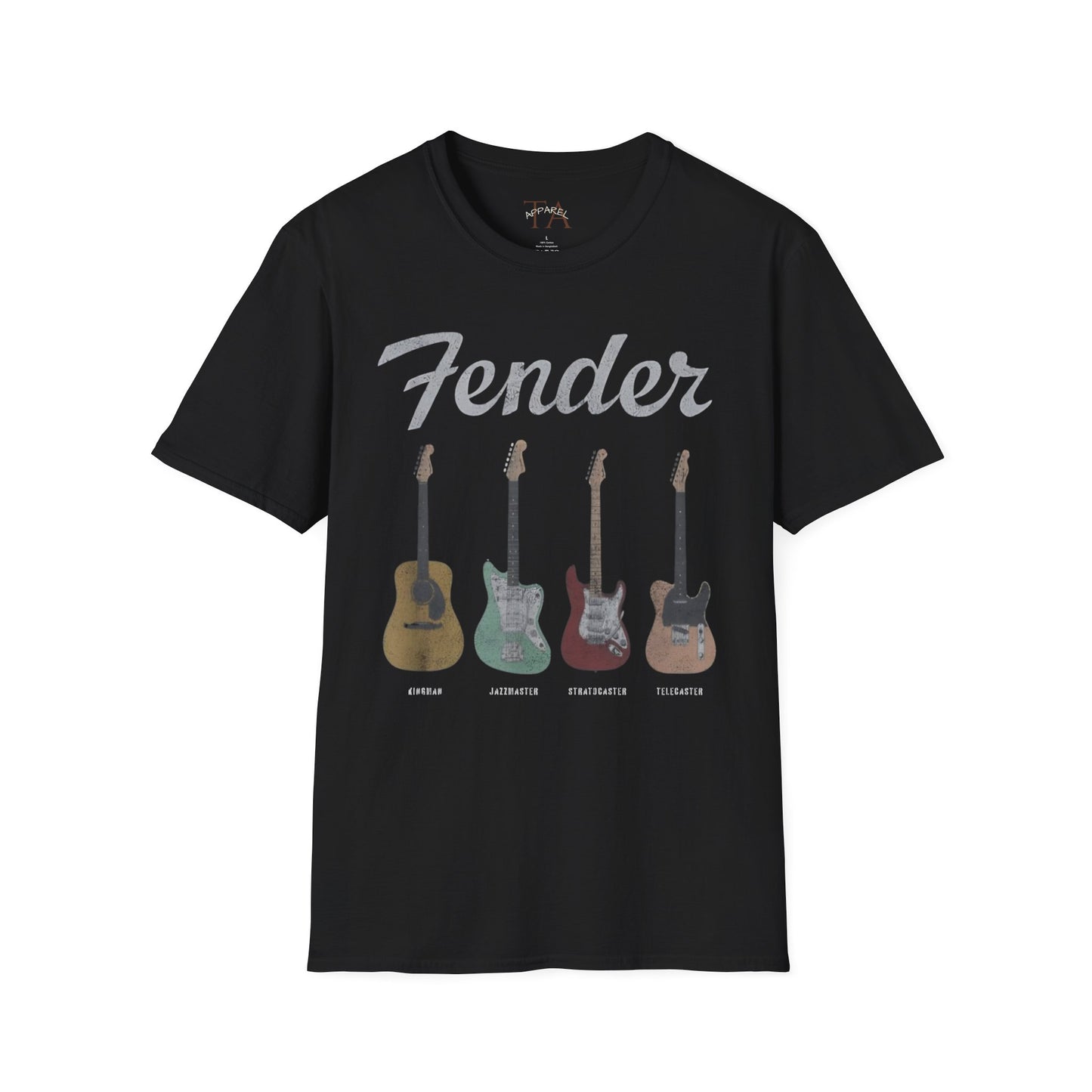 Guitar Lovers T-Shirt - Vintage Style Rock Band Tee