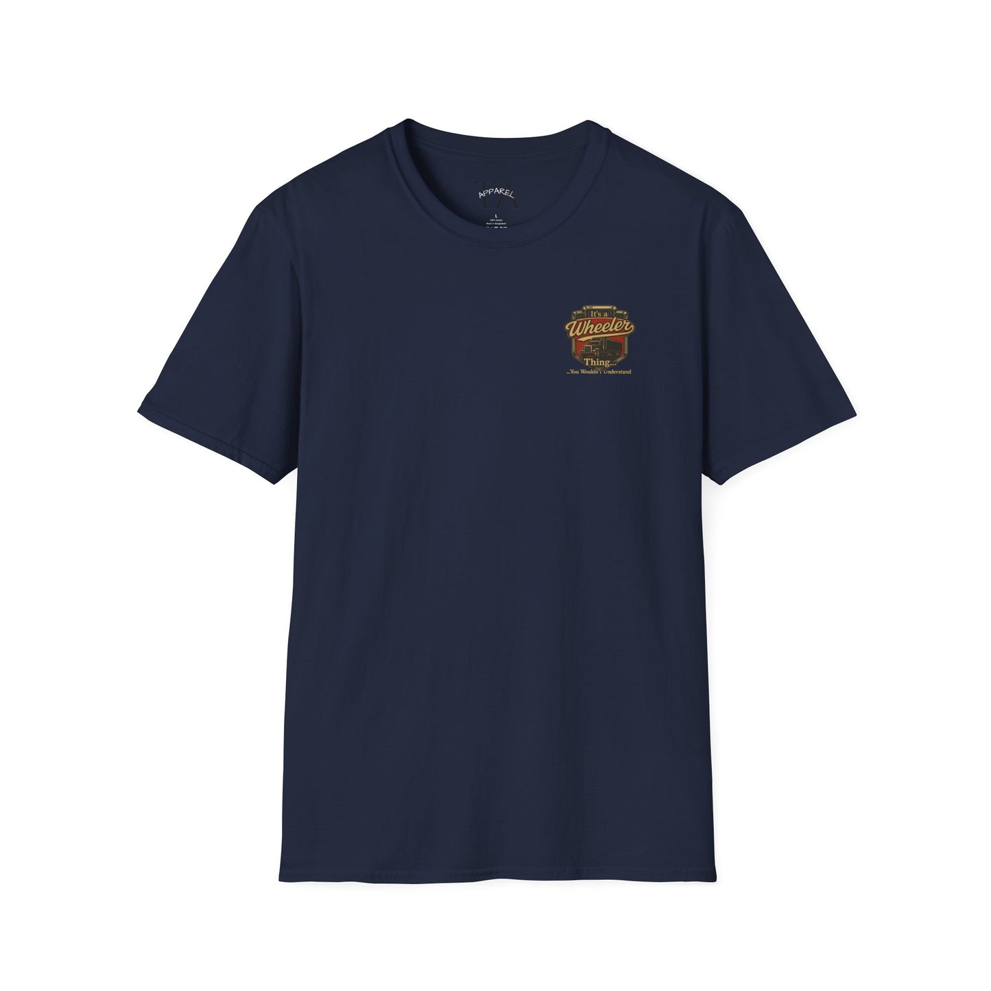 "It's a Wheeler Thing" Unisex Softstyle T-Shirt, Ideal for Truck Lovers, Gifts for Drivers, Casual Wear, Perfect for Birthdays, Father's Day