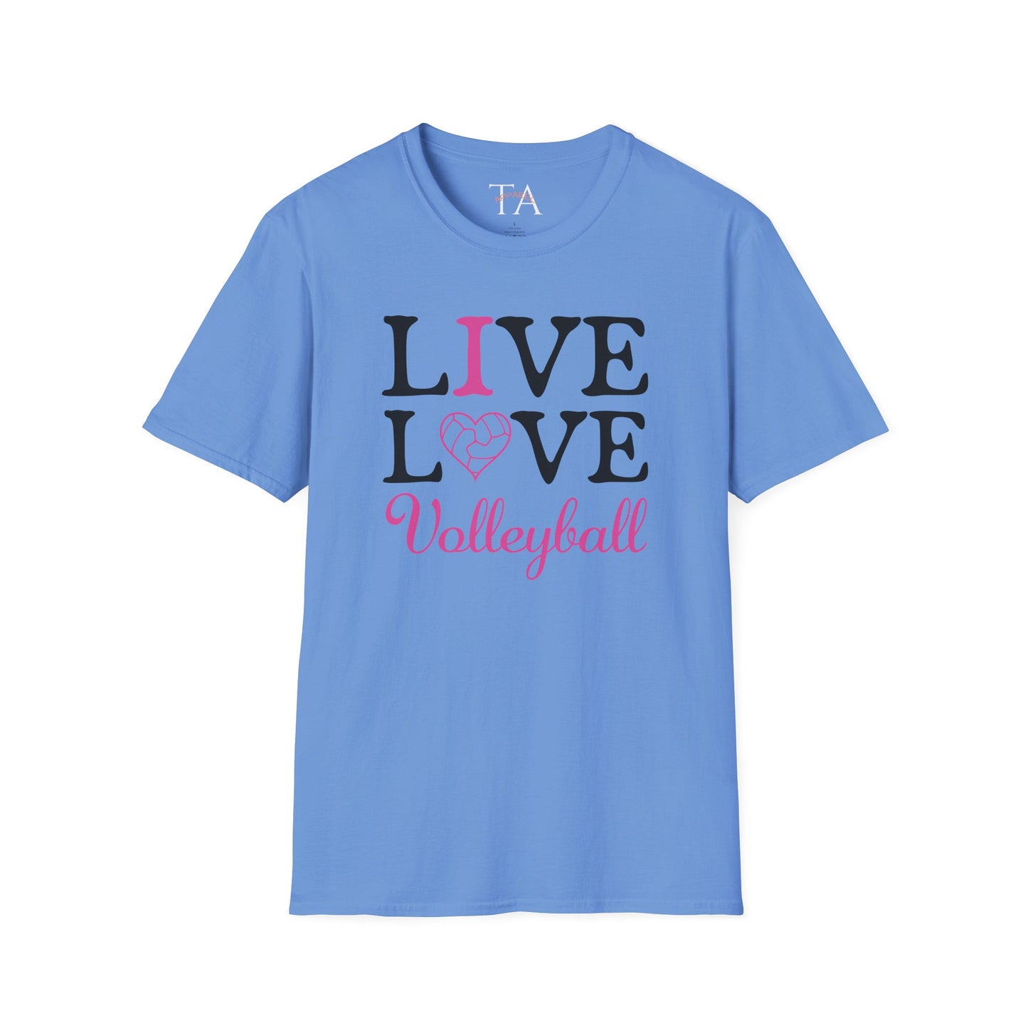 Volleyball T-Shirt - I love Volleyball design