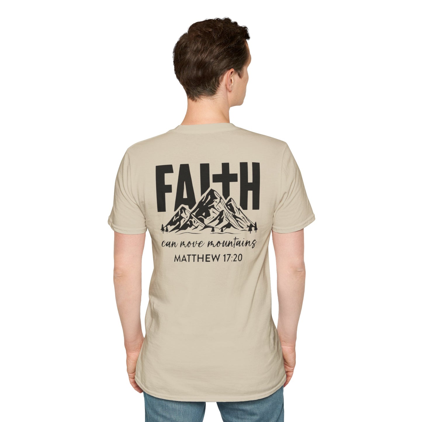Faith-Inspired Unisex T-Shirt - Motivational Tee - Faith Can Move Mountains