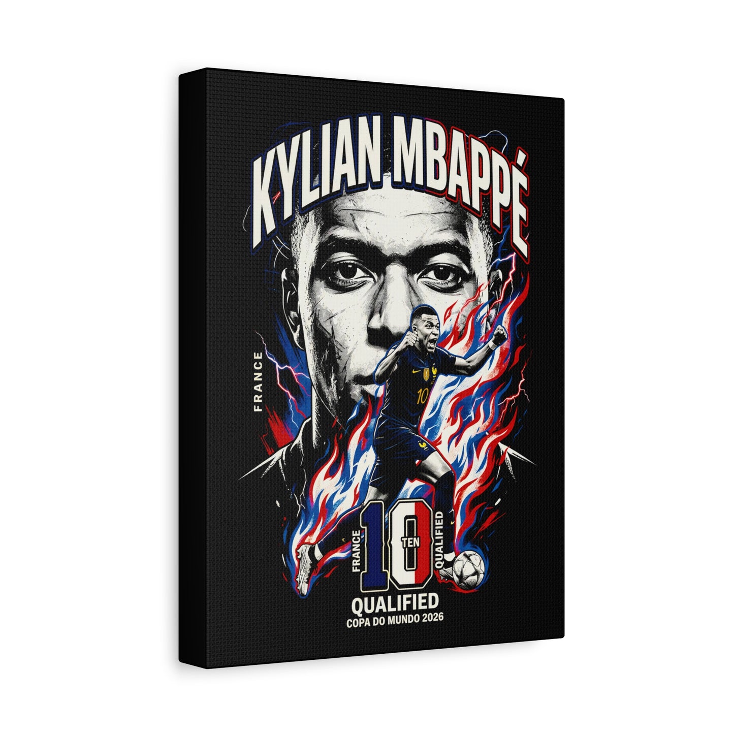 Mbappe - Matte Canvas, Stretched, 1.25"