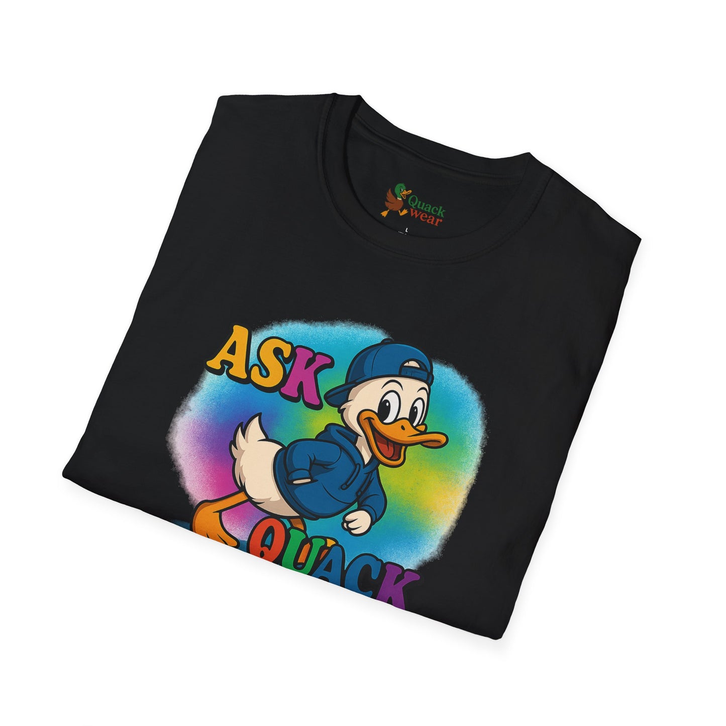 Ask Quack Quirky Duck Humor T-Shirt