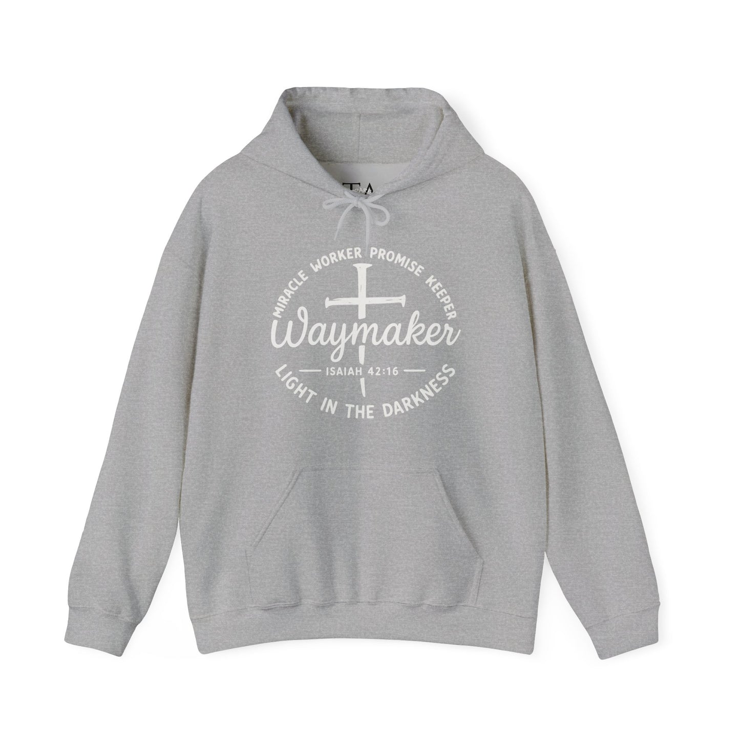 Faith Inspired Waymaker Hoodie - Cozy Sweatshirt for Faith Lovers and Celebrations