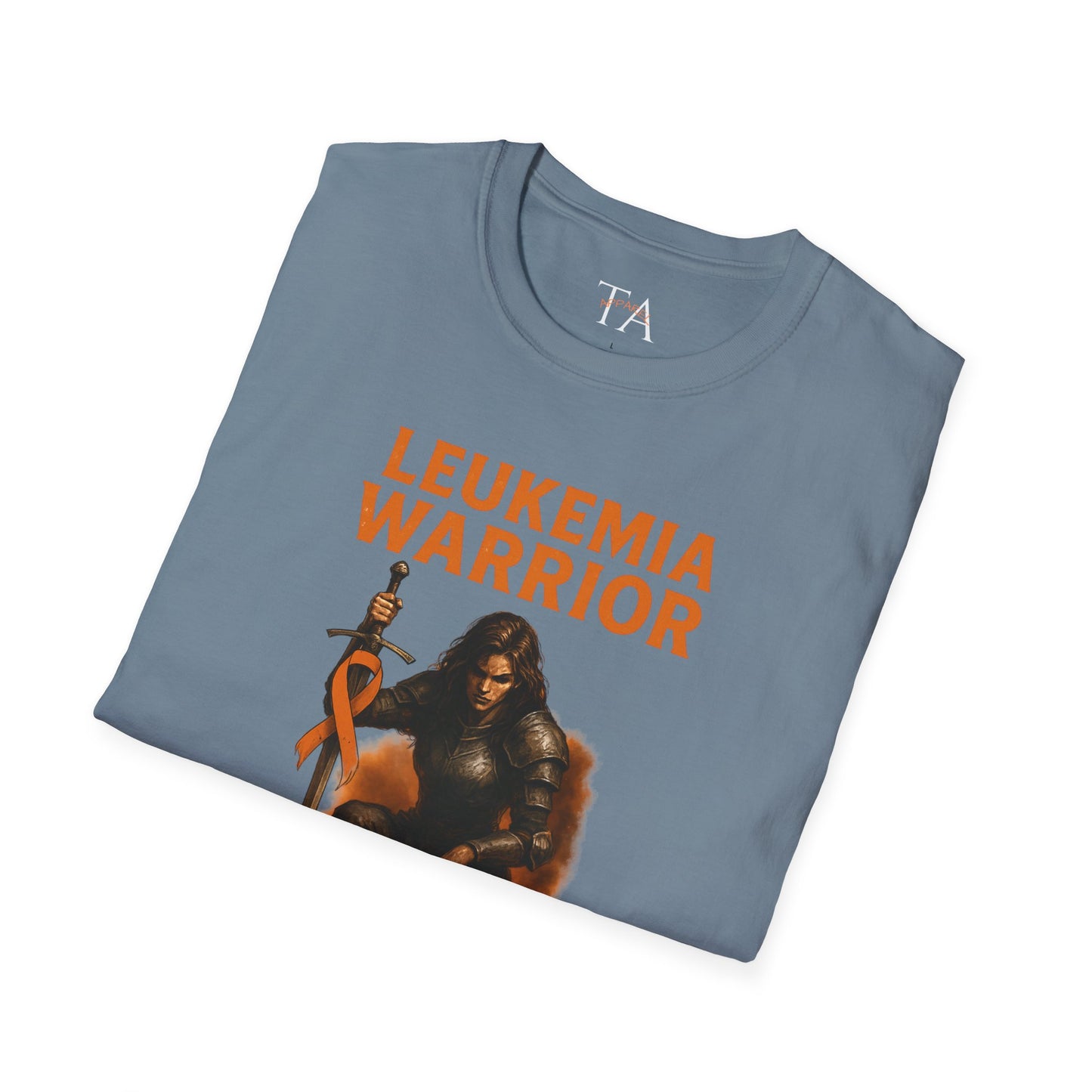 Leukemia Warrior T-Shirt - Unisex Softstyle Tee - Unbreakable, Unshakable, Unstoppable