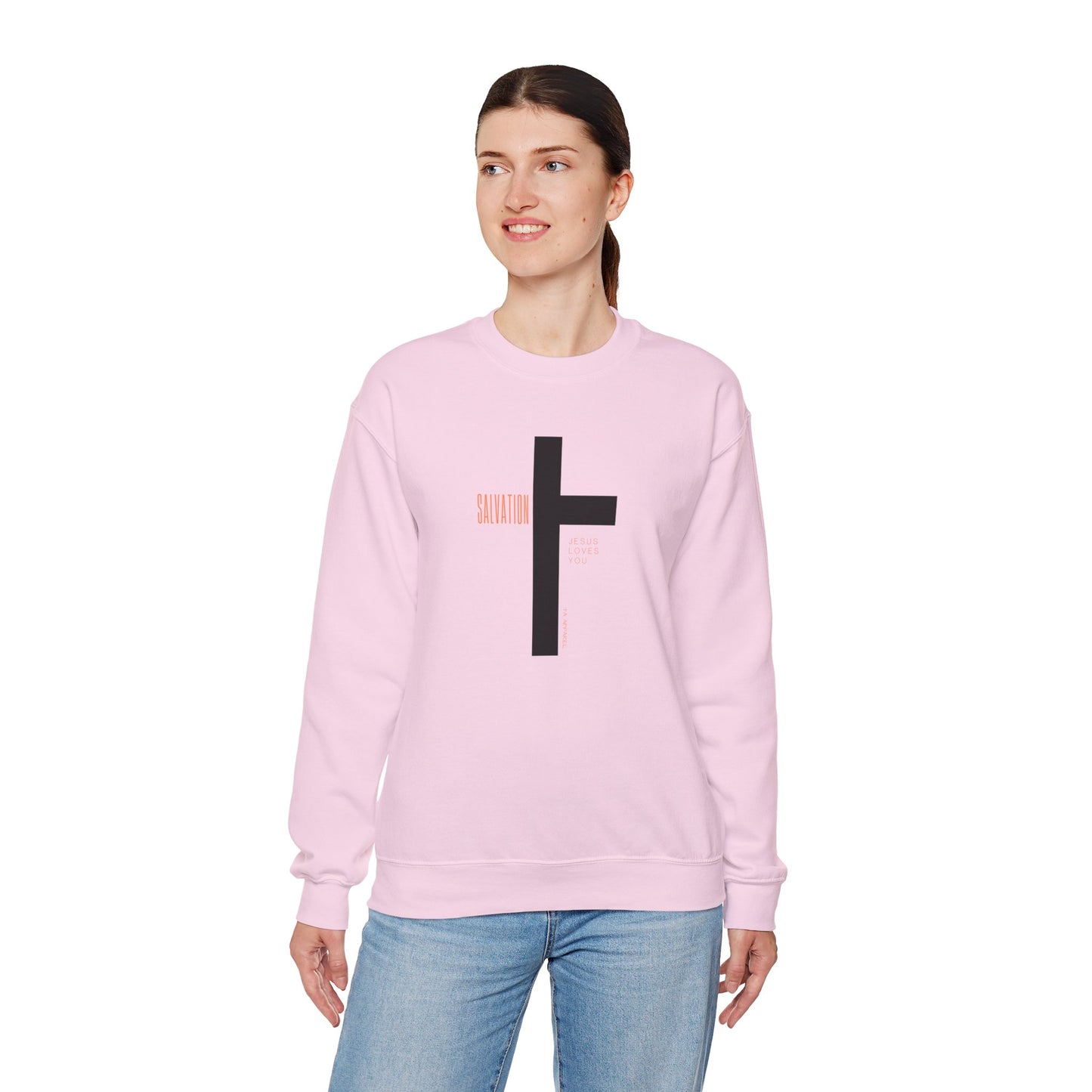 Faith Inspired Salvation Cross Sweatshirt