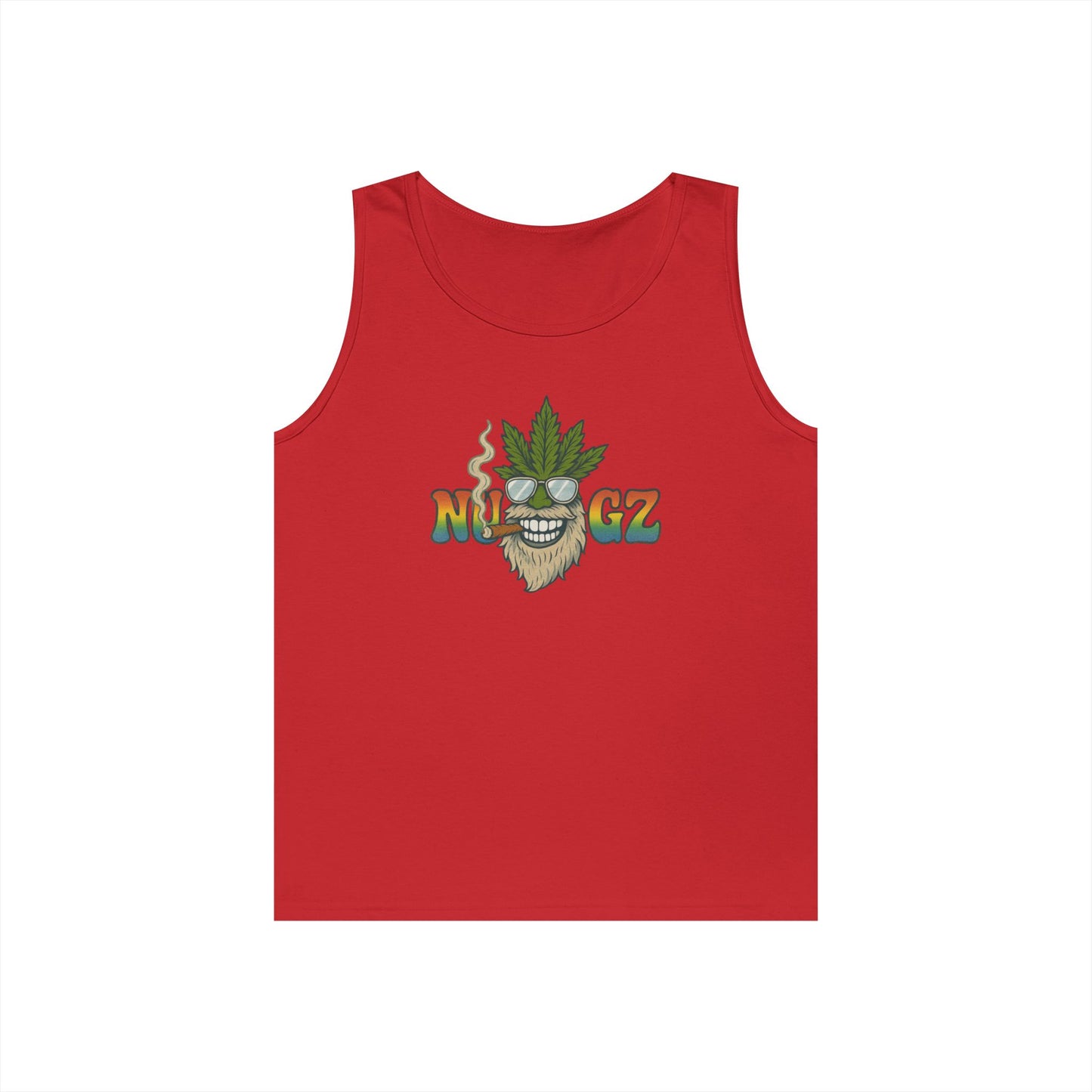 NUGZ Chill Vibes Tank Top | Retro Cannabis Design