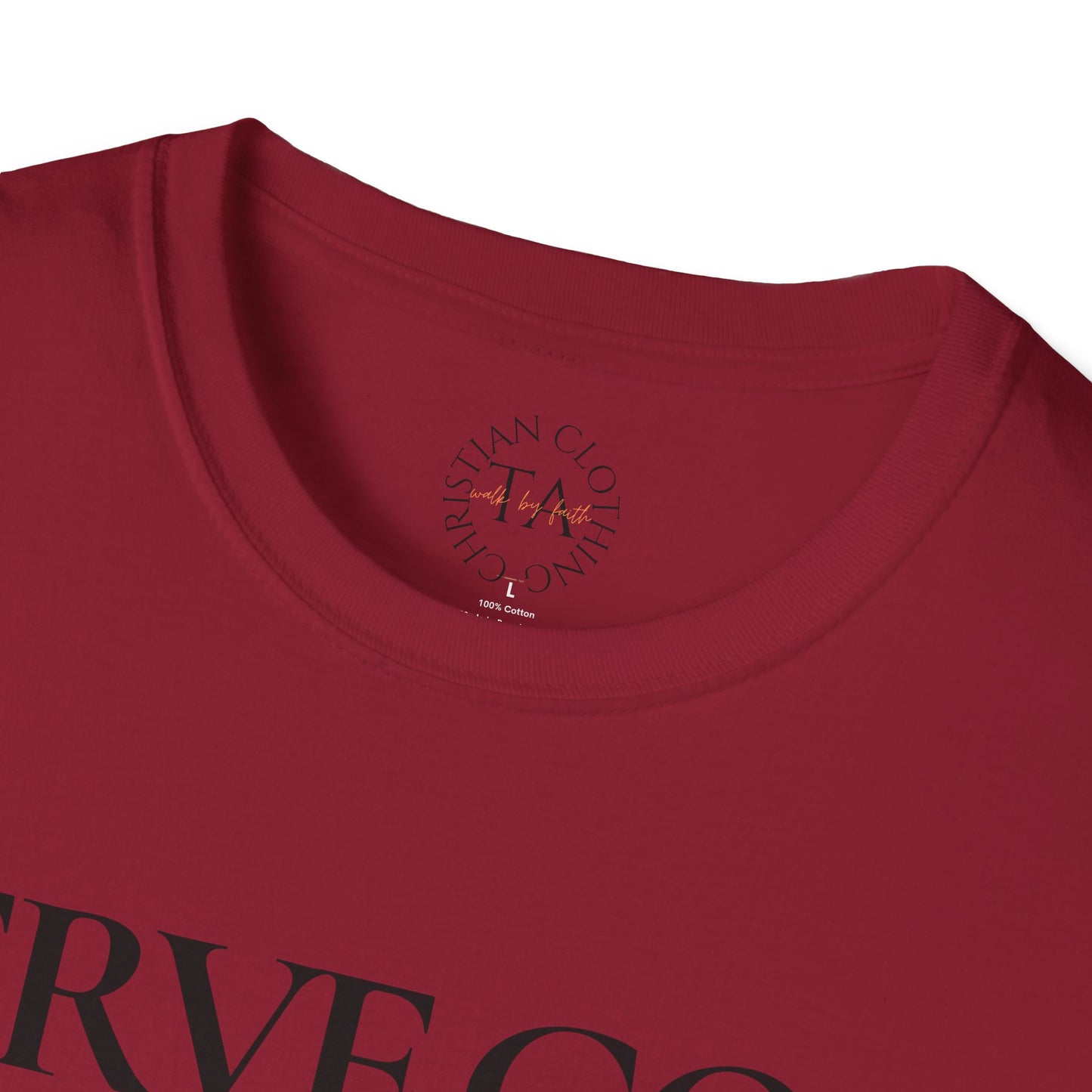 Faith Inspired "Serve God" T-Shirt - Inspirational Faith-Based Christian Gift