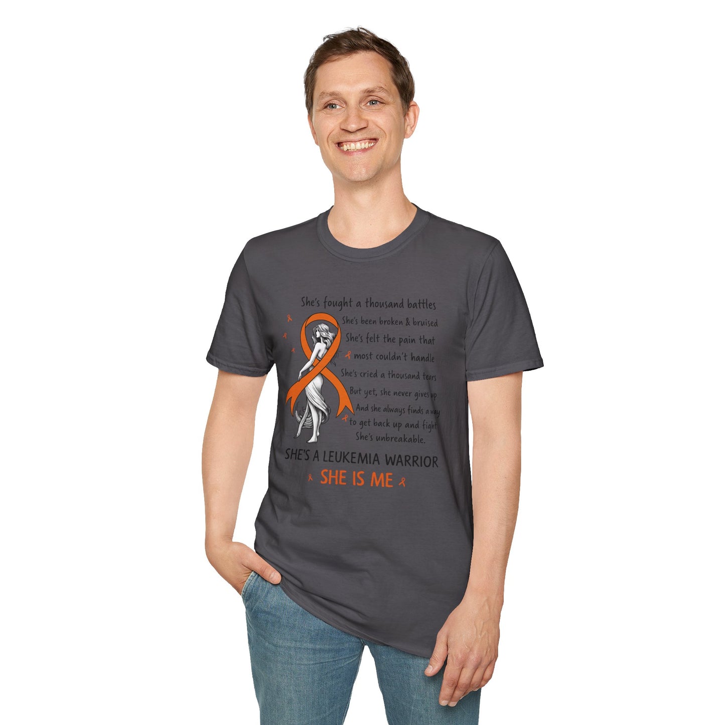 Leukemia Warrior T-Shirt - Unisex Softstyle Support Apparel