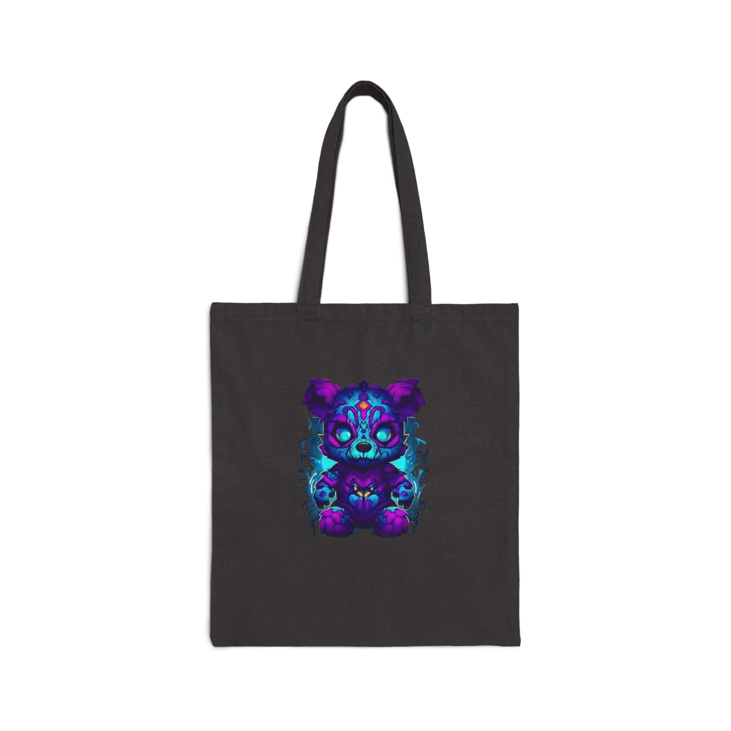 Cotton Canvas Colorful Koala Tote Bag