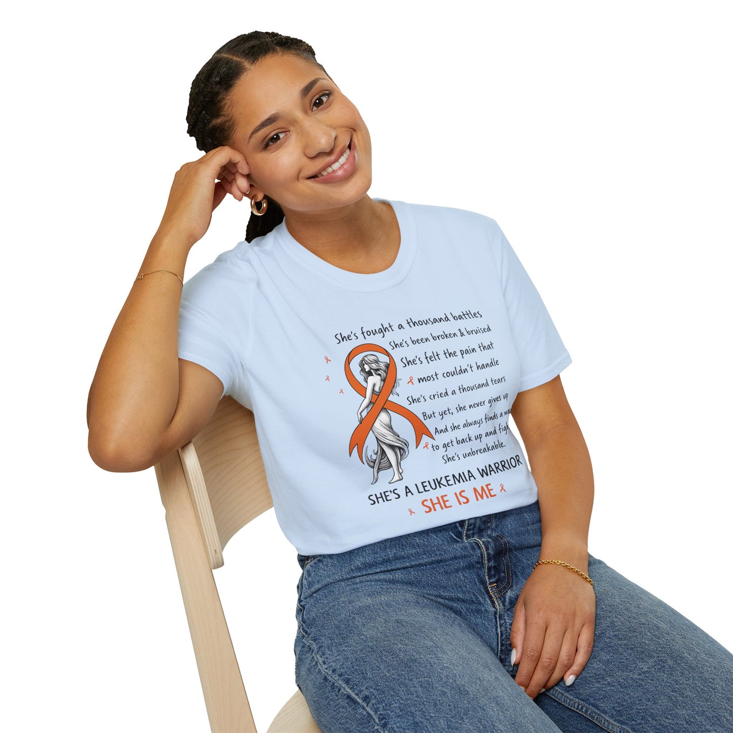 Leukemia Warrior T-Shirt - Unisex Softstyle Support Apparel