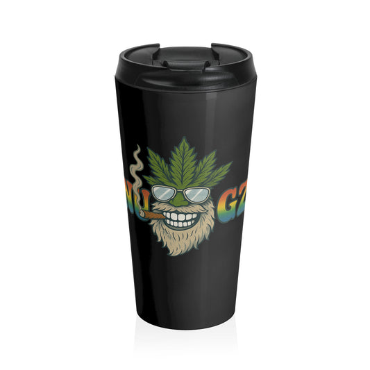 NUGZ Cannabis Stainless Steel Daily Coffee Gift for Stoners Unique Drinkware Road Trip Essential