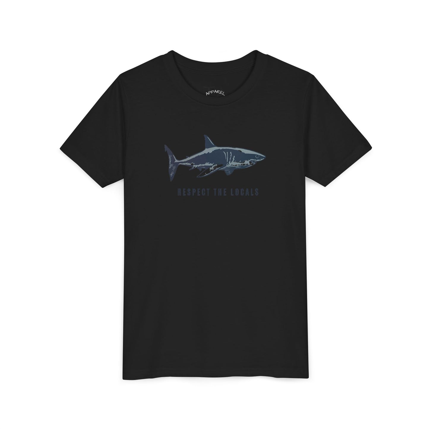 Kids Shark Youth Tee | Respect The Locals | Shark Lovers Shirt
