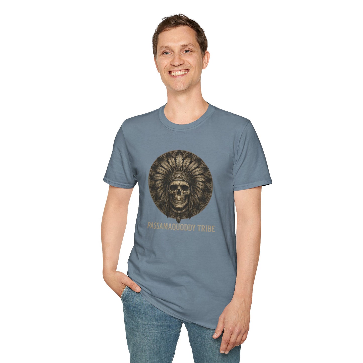Tribal Graphic T-Shirt - Passamaquoddy Tribe Design6, Gift for Adventurers