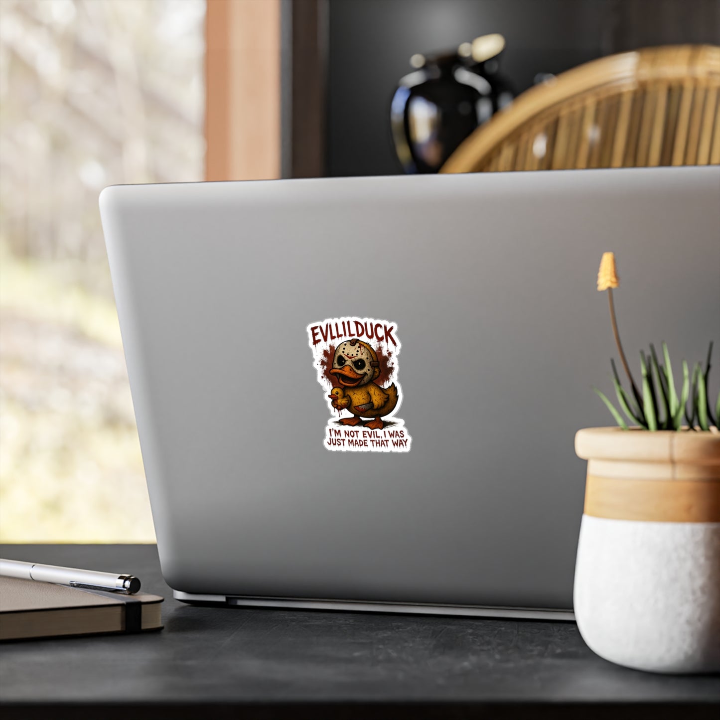 EVLLILDUCK Vinyl Decals - EVLLILDUCK Quirky Decor & Halloween Decorations