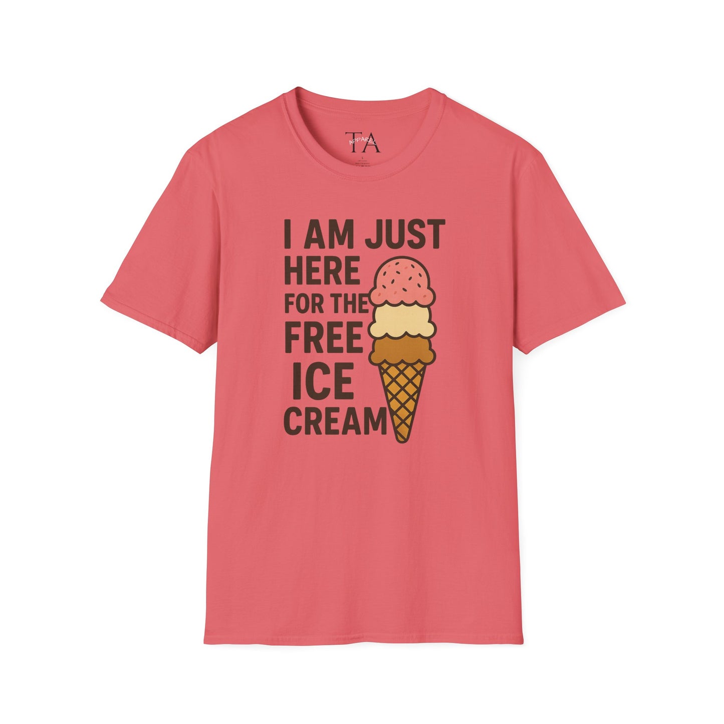 Ice Cream Lover's Unisex T-Shirt, Funny Graphic Tee, Summer Apparel, Sweet Treats Gift, Birthday Humor Shirt