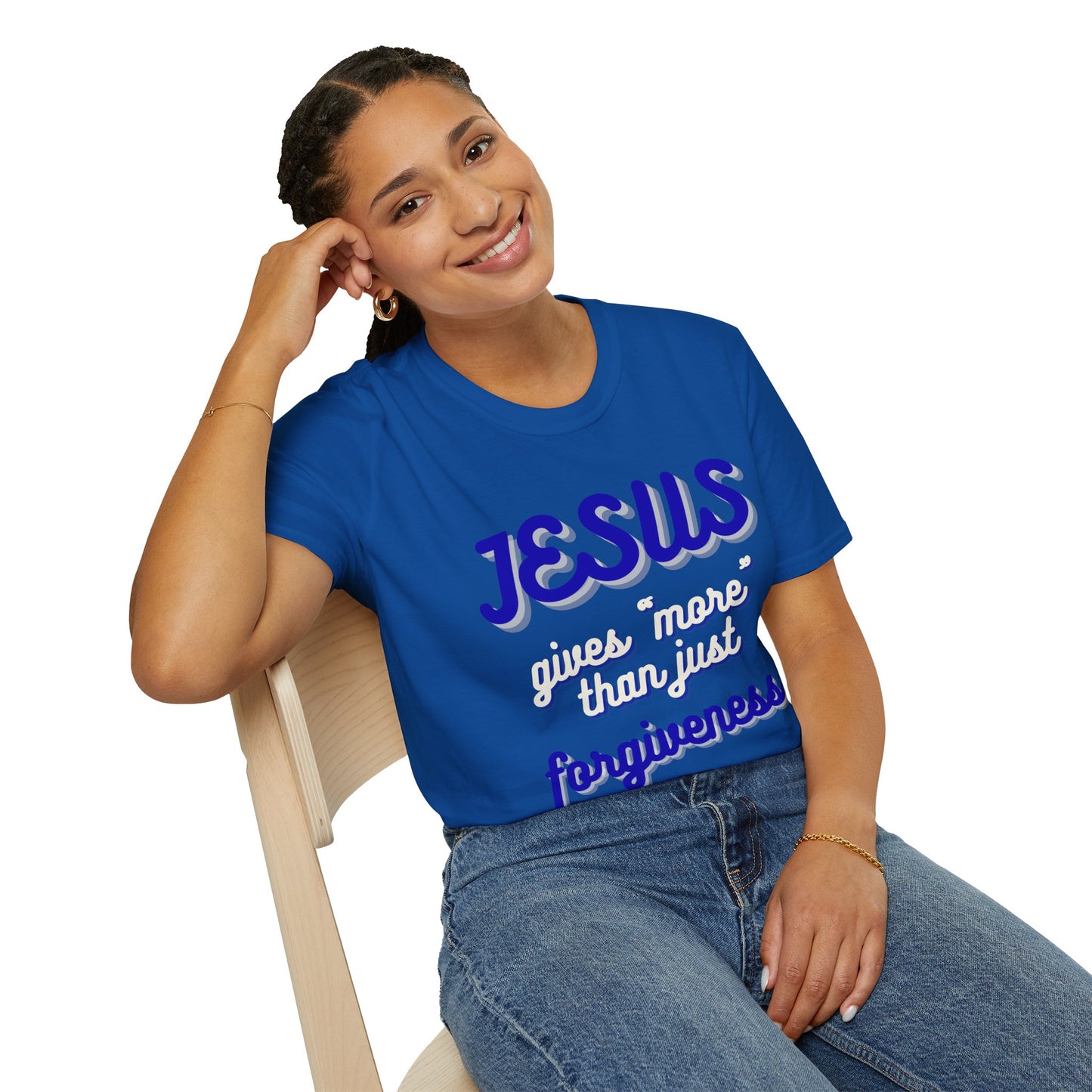 Faith Inspired Jesus Unisex T-Shirt - JESUS gives more than just forgiveness