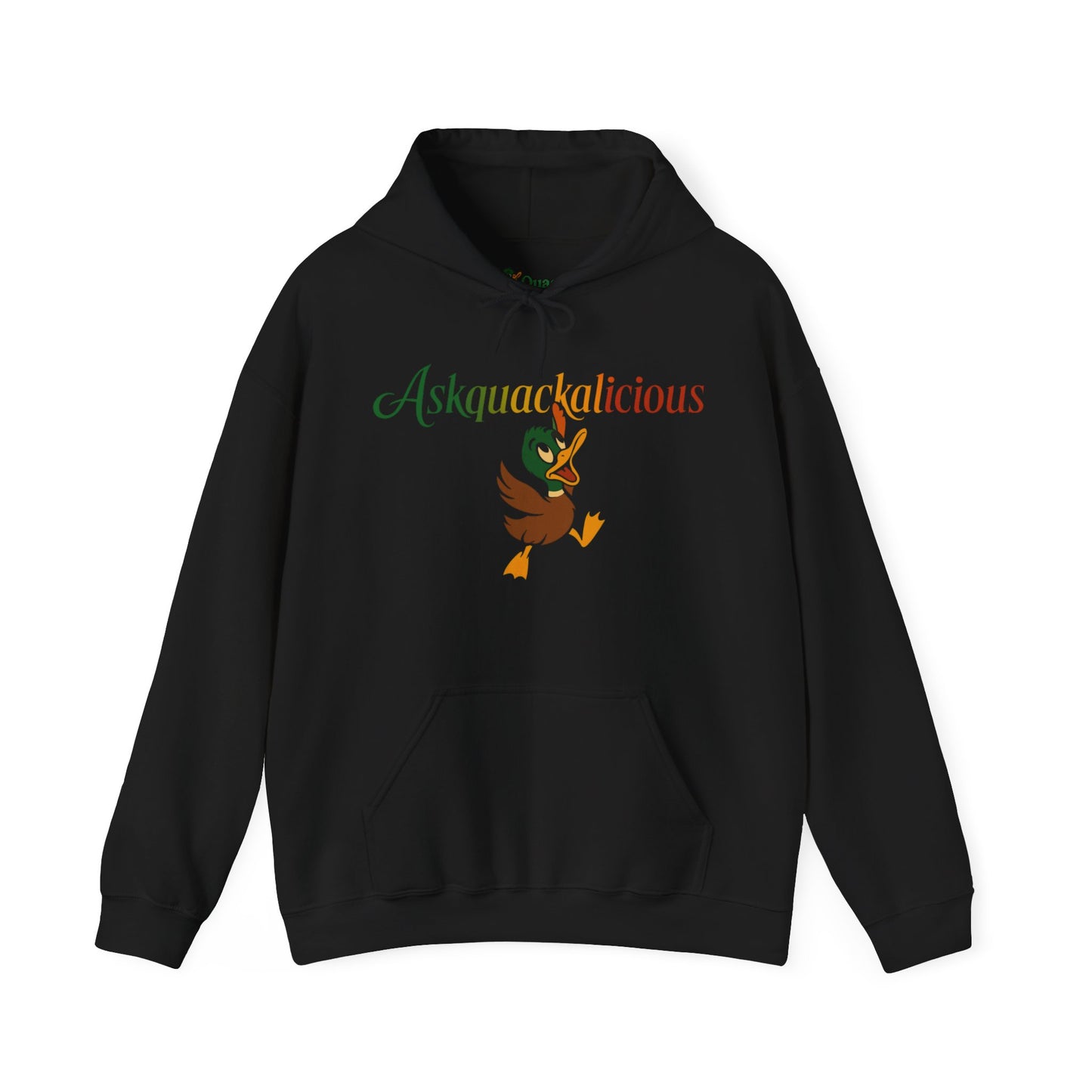 Askquack Quirky Duck Hoodie - Cozy Unisex Sweatshirt for Nature Lovers