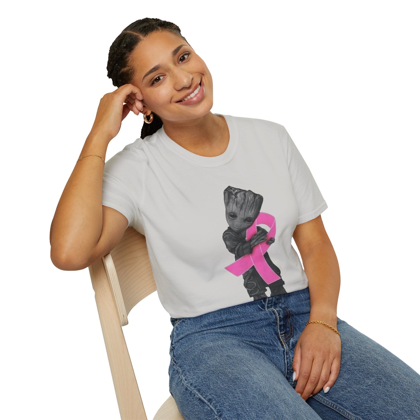 Breast Cancer Awareness Unisex T-Shirt, Groot Graphic Tee